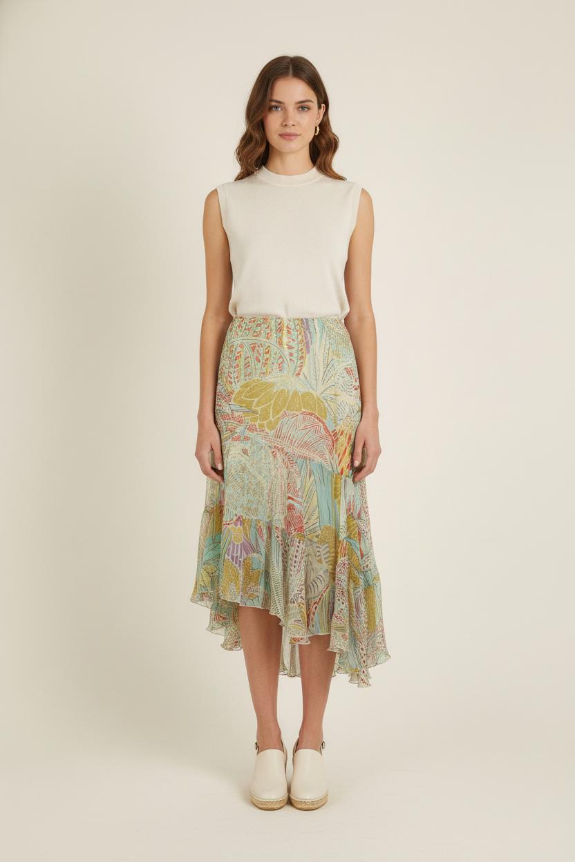 Long skirt MAX MARA - Seconde Main Multicolored