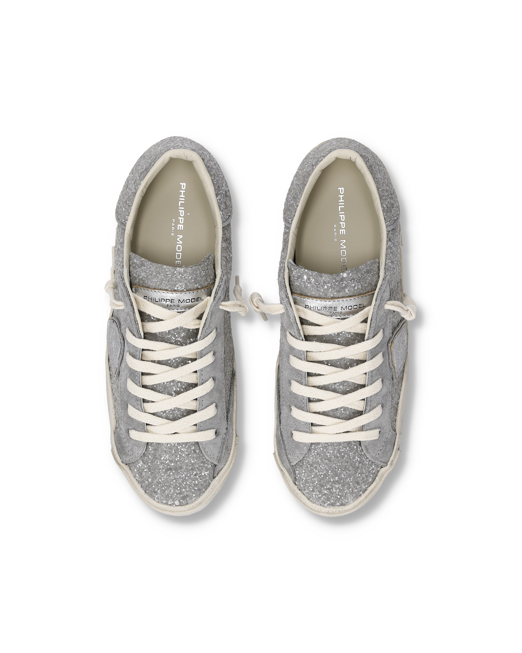 Tennis sneakers. PHILIPPE MODEL Silver