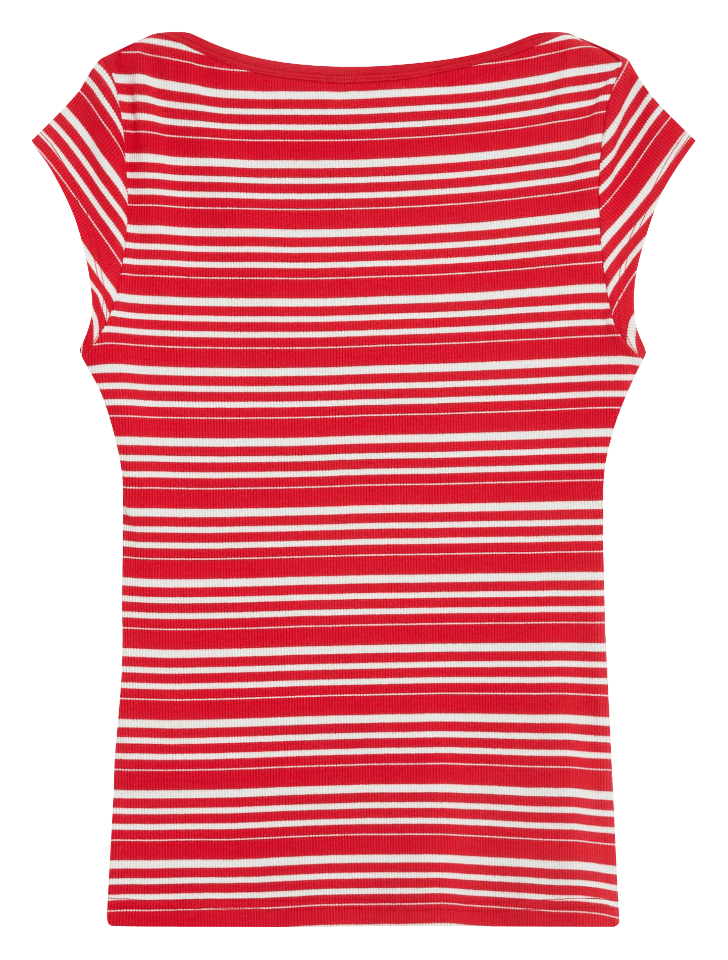 Tee-shirt à rayures col rond GRACE ET MILA Rot