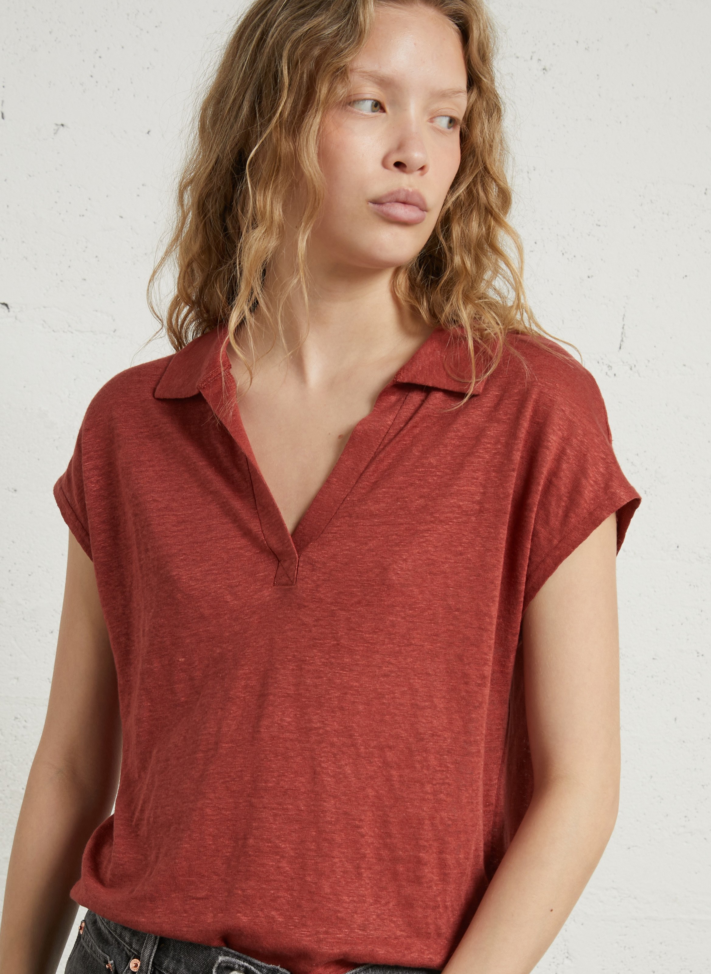 Tee-shirt ample en lin SUD EXPRESS