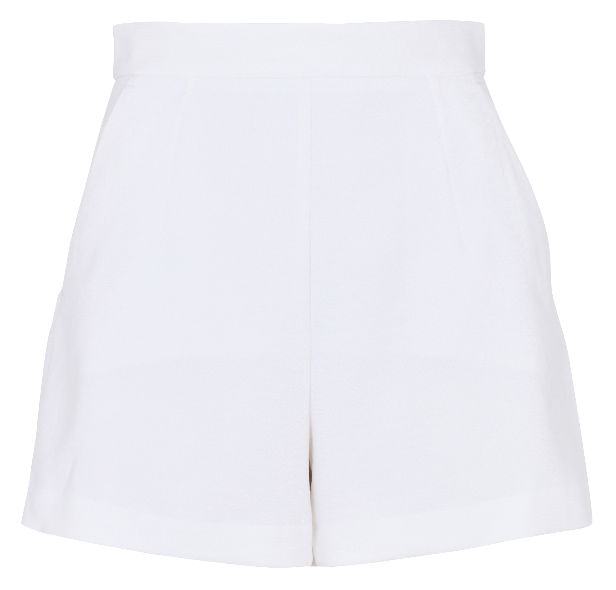 Short droit taille haute uni KOOKAI Blanc