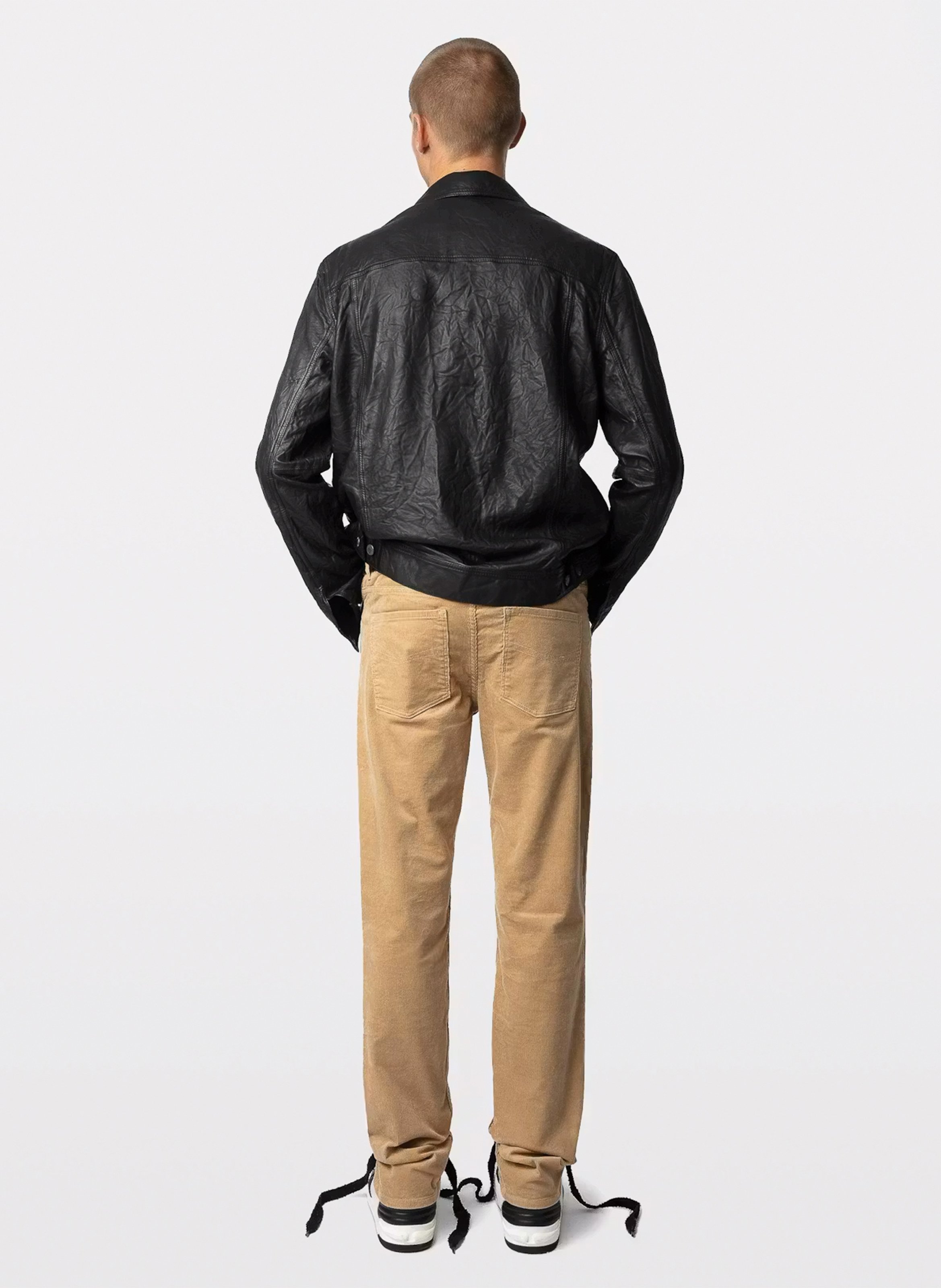 Pantalon ajustée en coton mélangé ZADIG&VOLTAIRE Beige