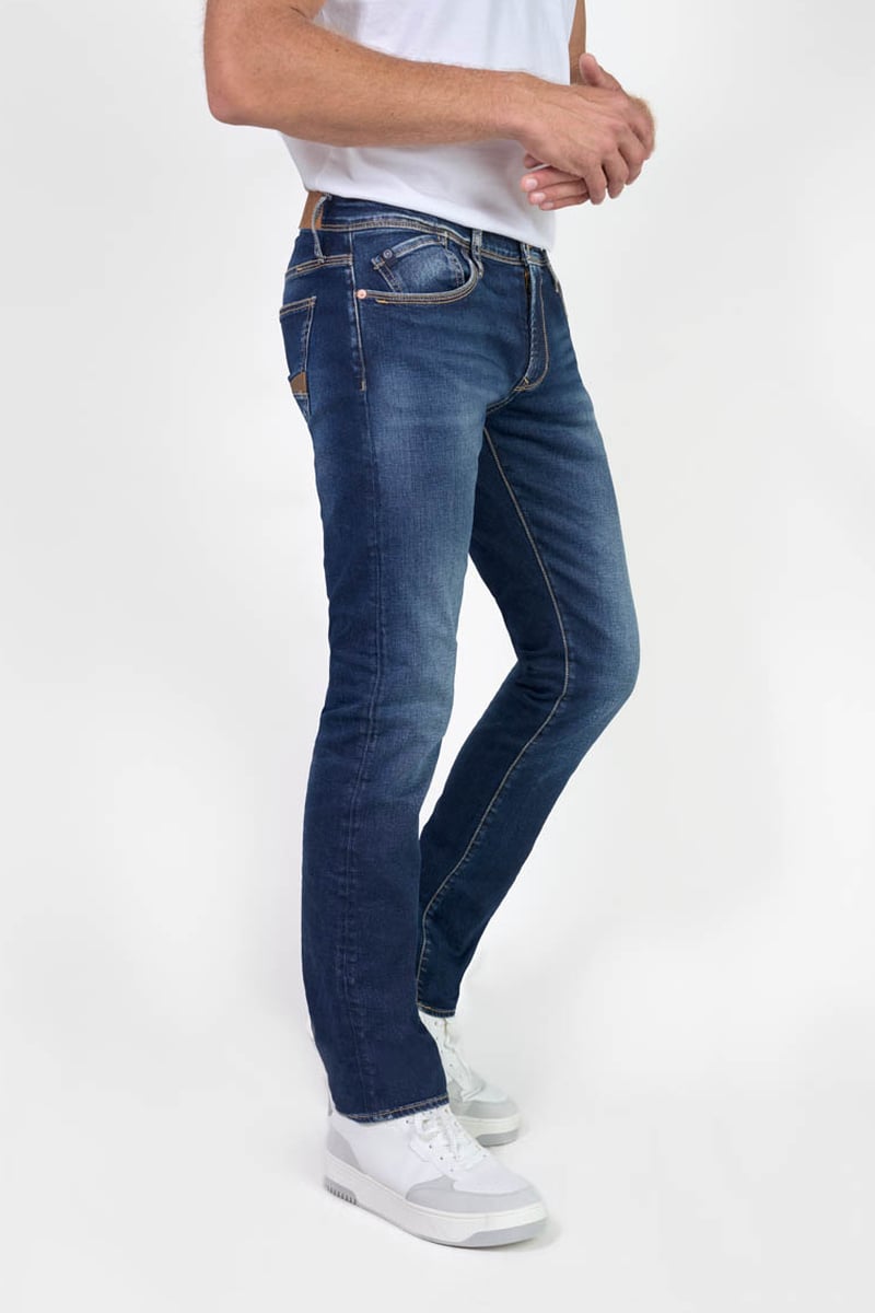 Straight leg jeans, length 34 LE TEMPS DES CERISES Blue