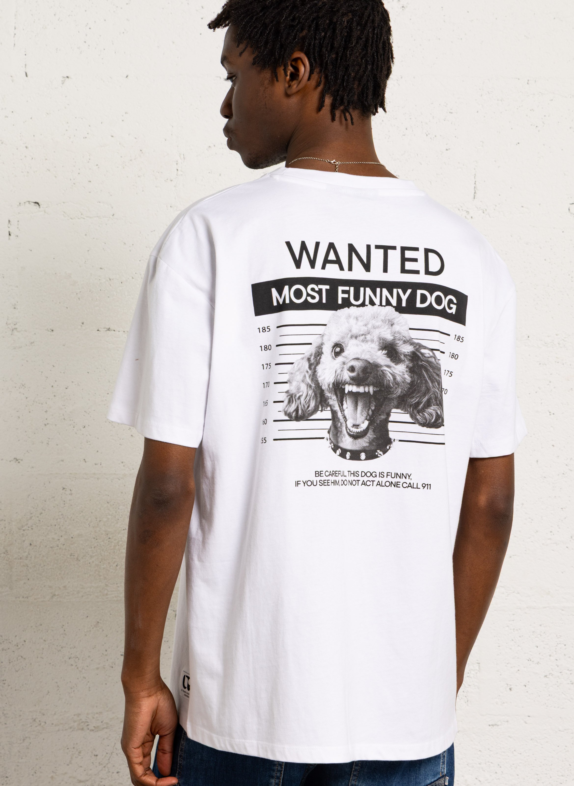 Tee-shirt col rond en coton LE TEMPS DES CERISES Blanc