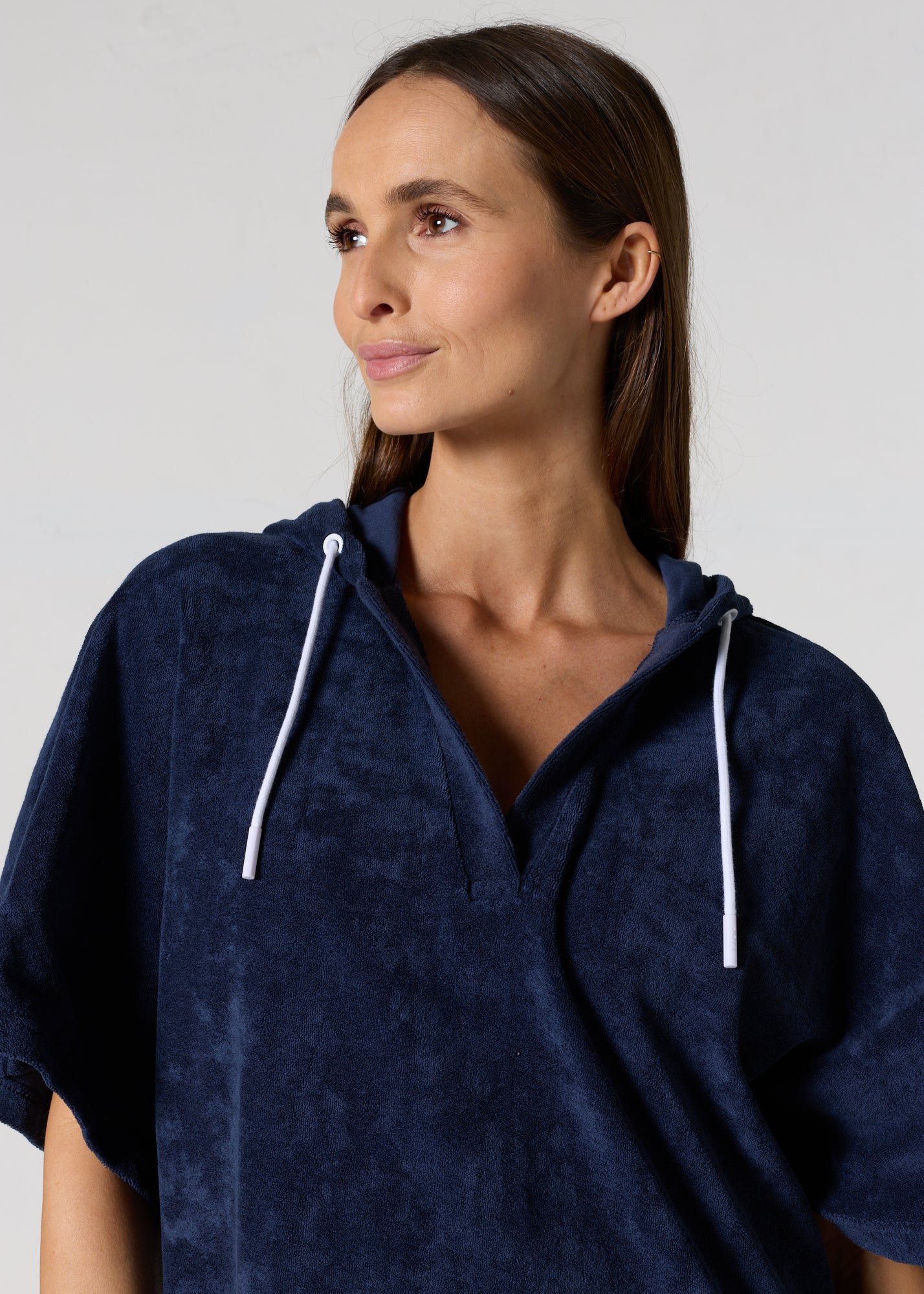 Robe éponge à capuche pearl JOTT Bleu