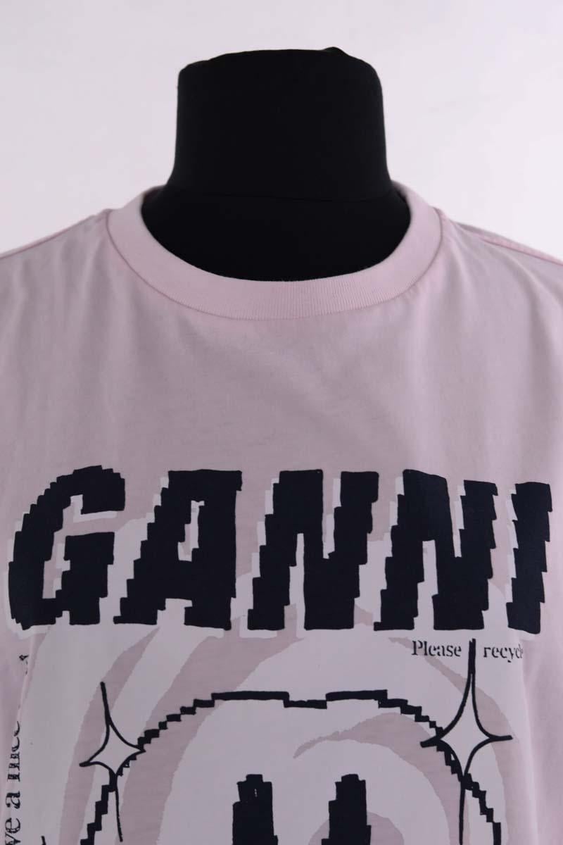 T-shirt GANNI - Seconde Main Pink
