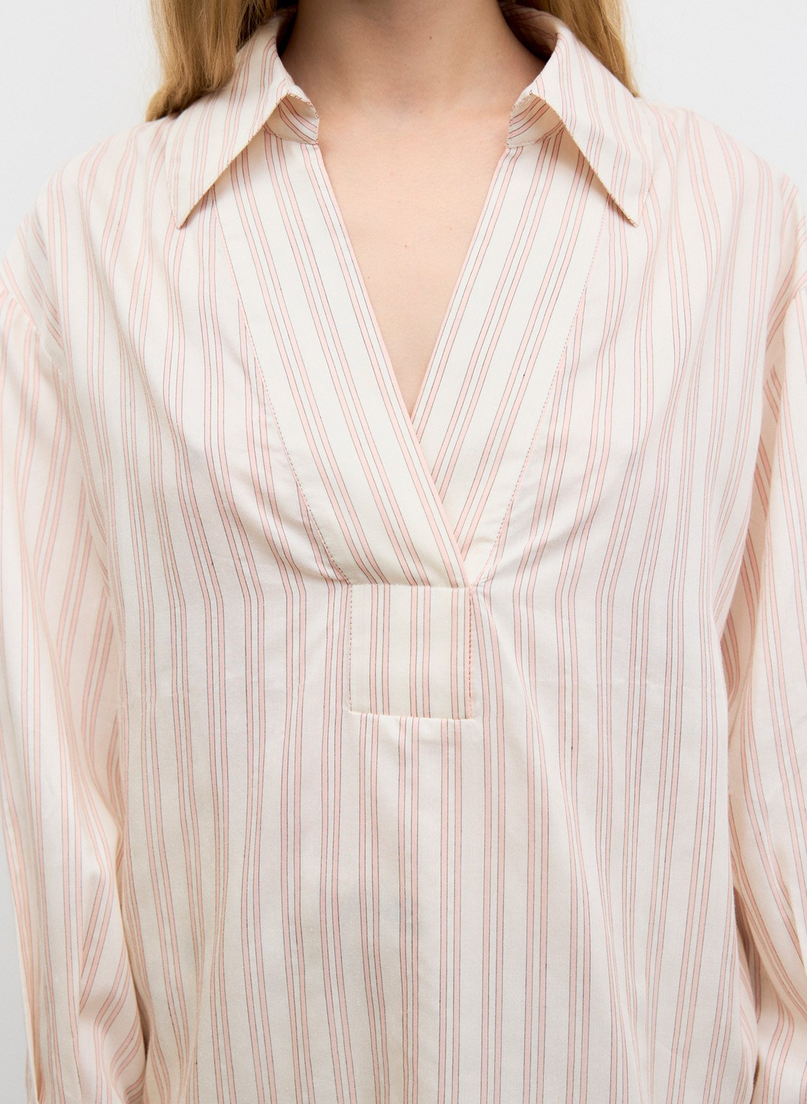 Silk blend straight top GERARD DAREL Red