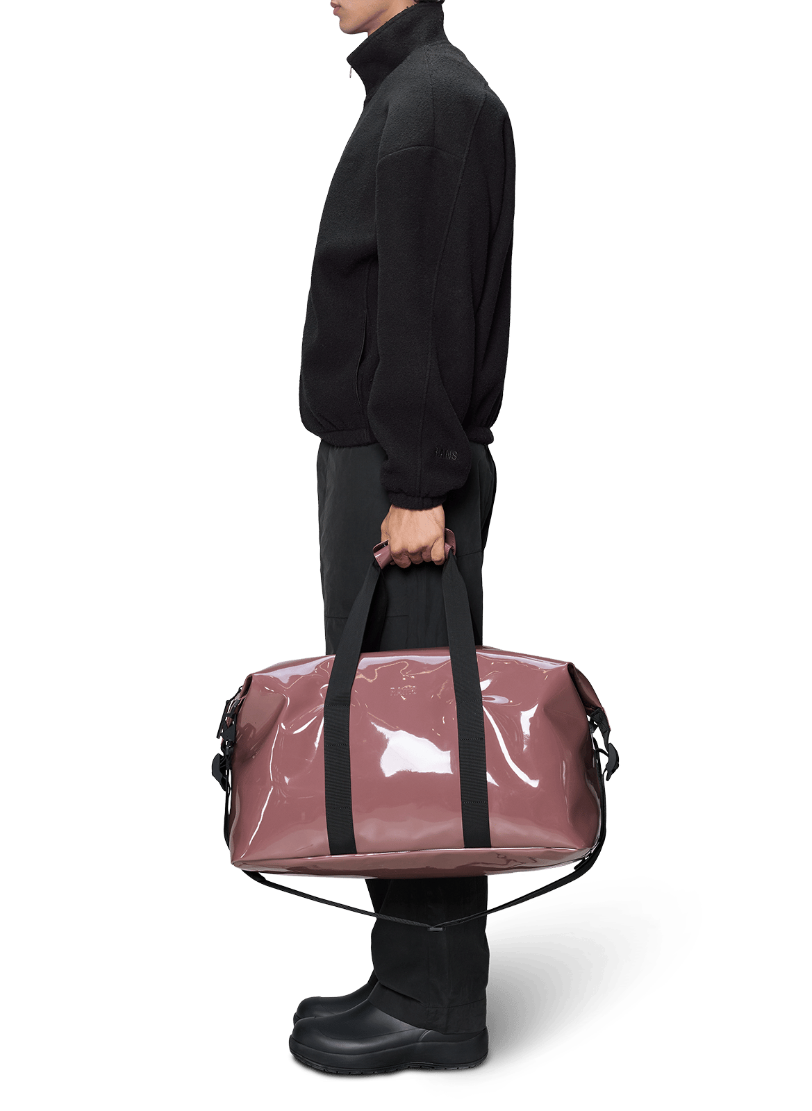 Sac de voyage zippé uni RAINS Rosa