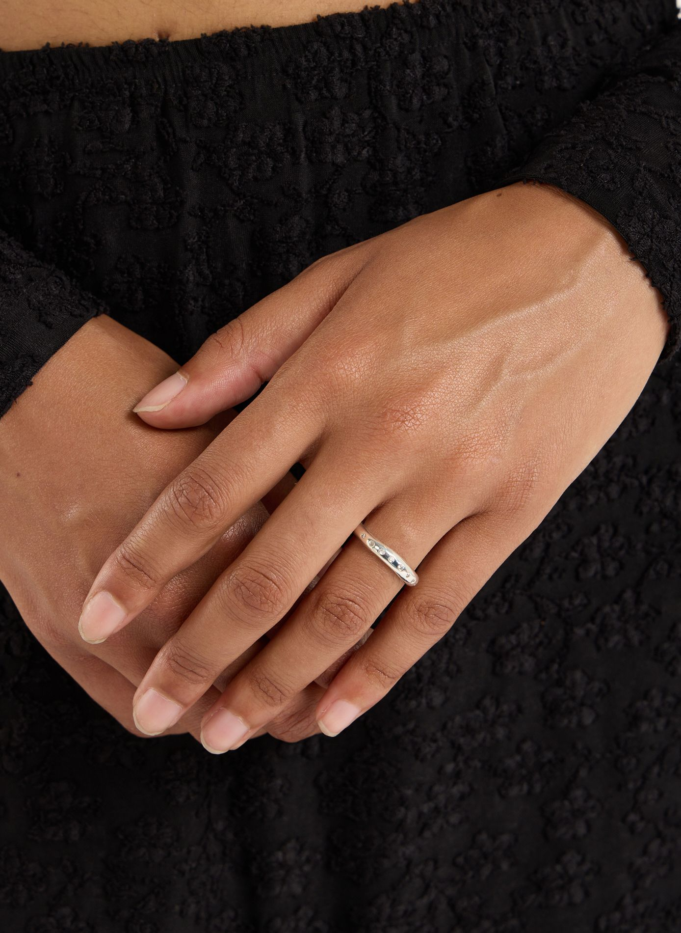 Diamanté ring SAISON 1865 Silver
