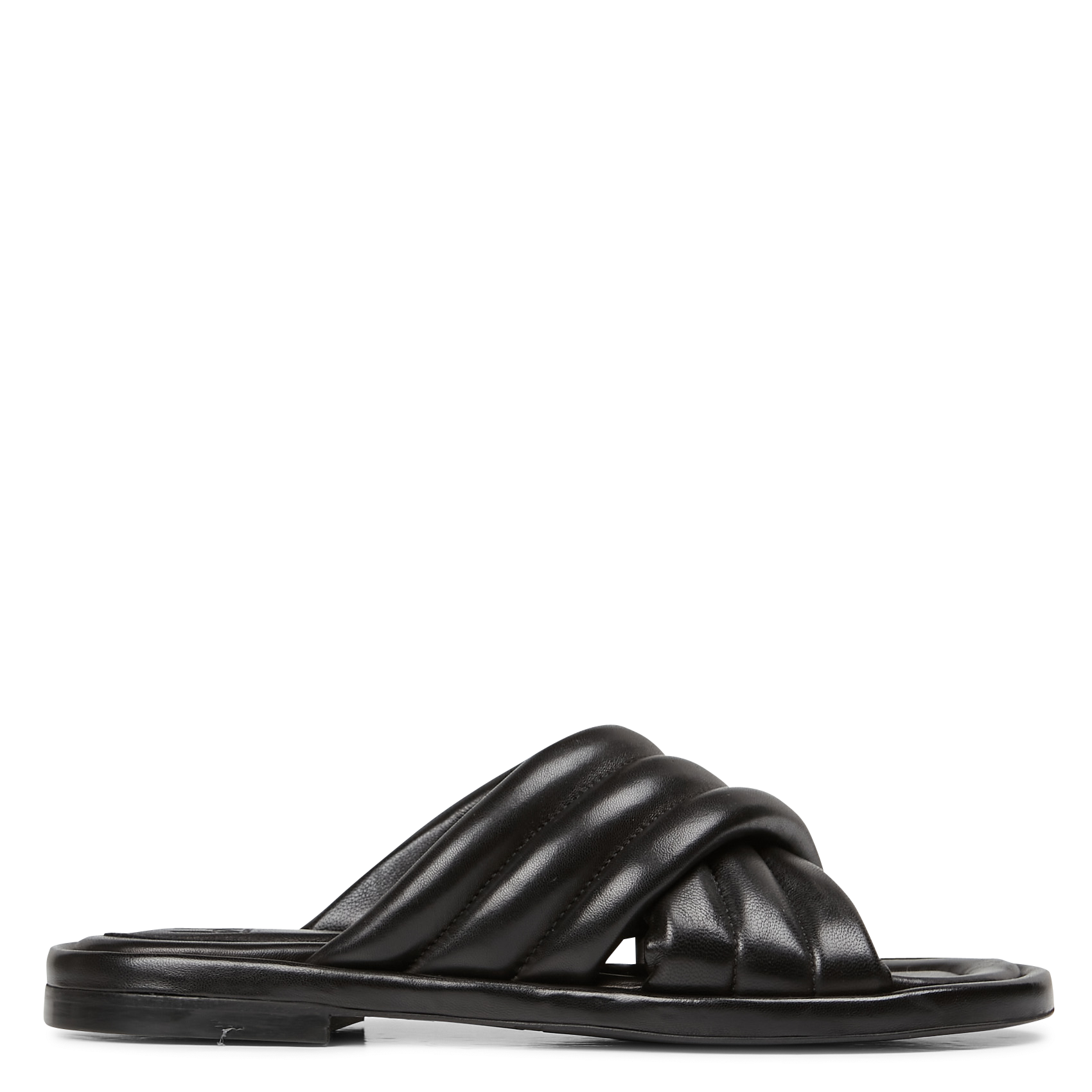 Mules plates en cuir  BILLI BI Noir