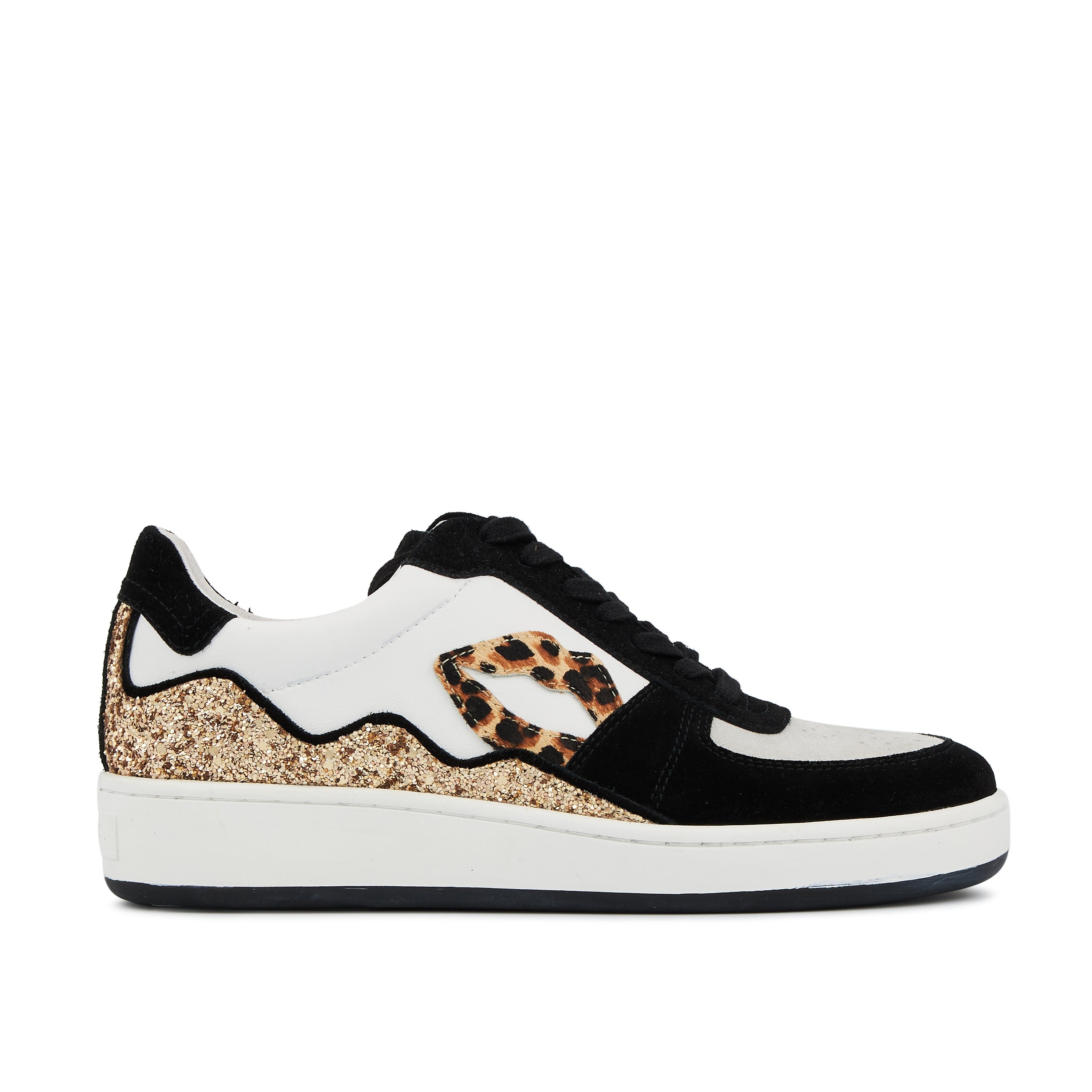 Leather sneakers BONS BAISERS PARIS White