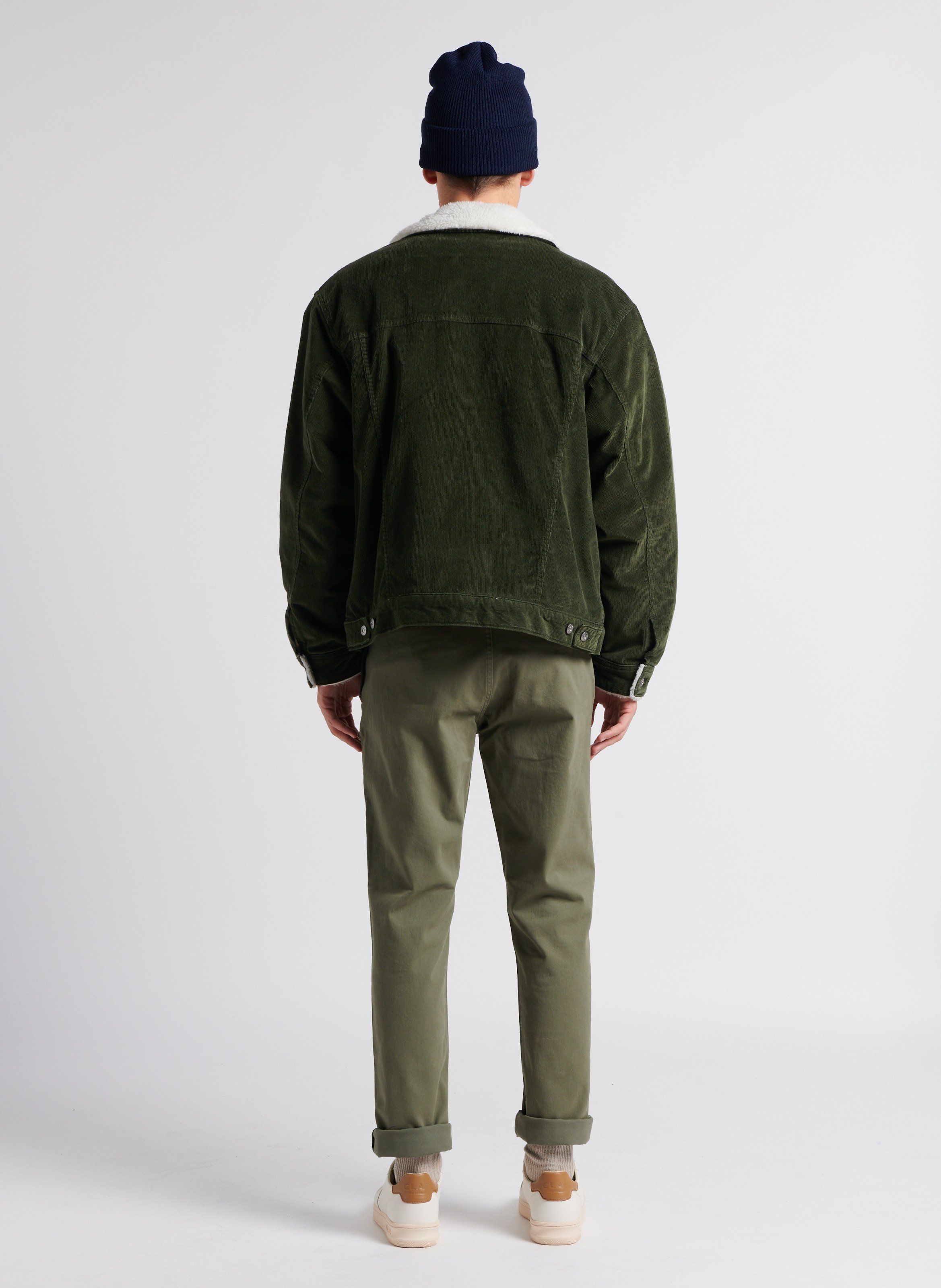 Slim-fit broek | katoenblend DOCKERS Groen