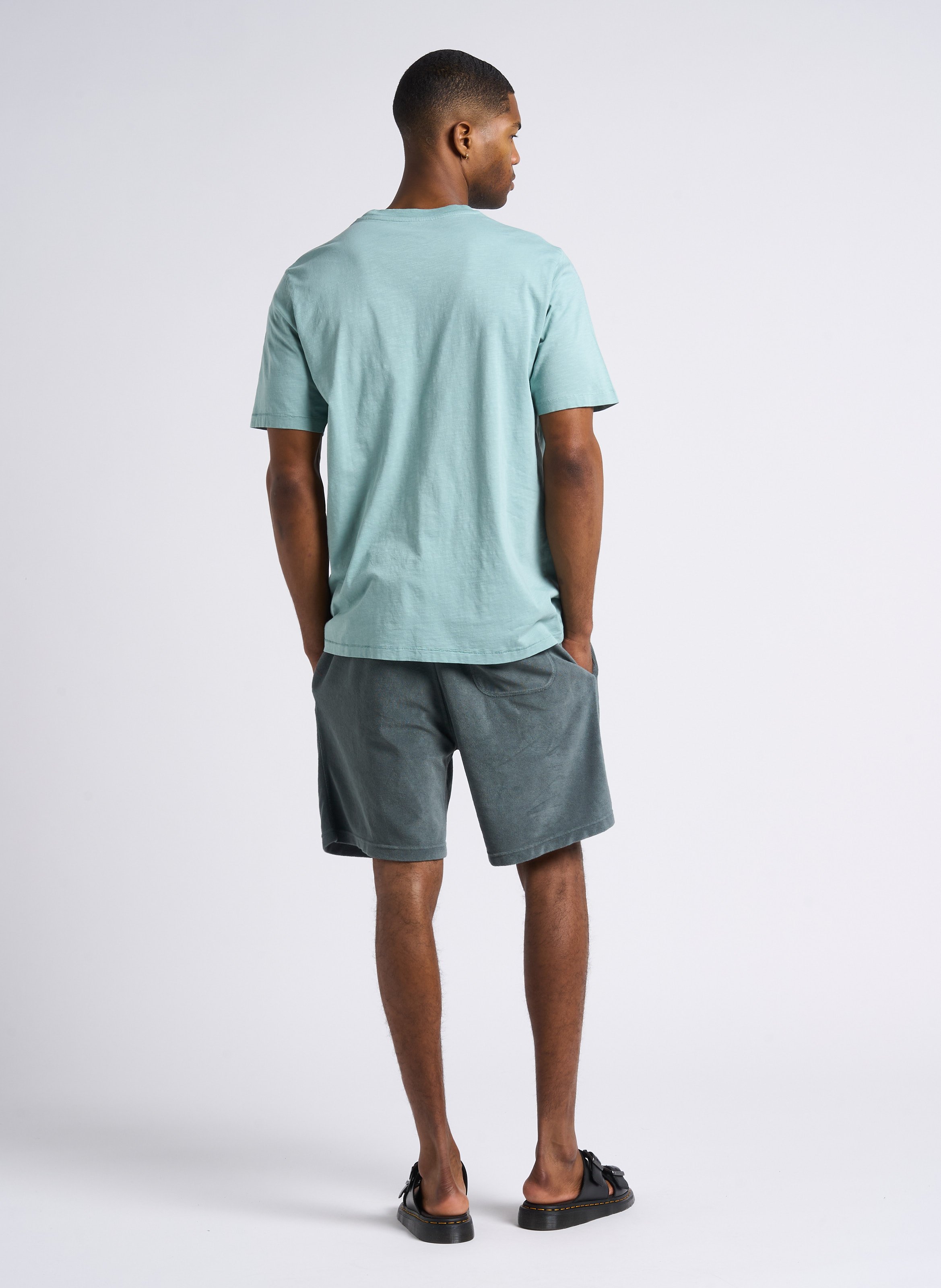 Tee-shirt droit col rond en coton HARTFORD Vert