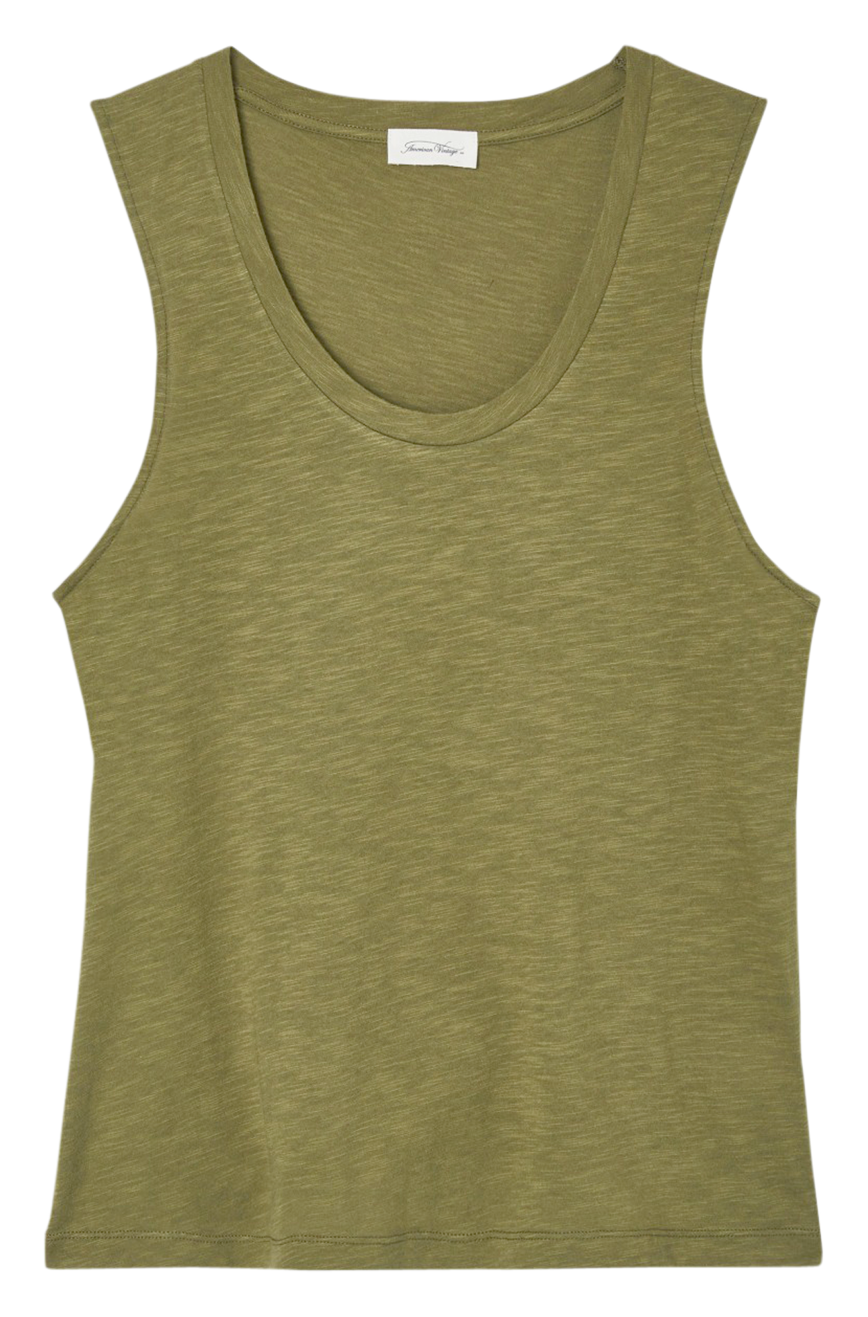 Débardeur à col rond en coton mélangé AMERICAN VINTAGE