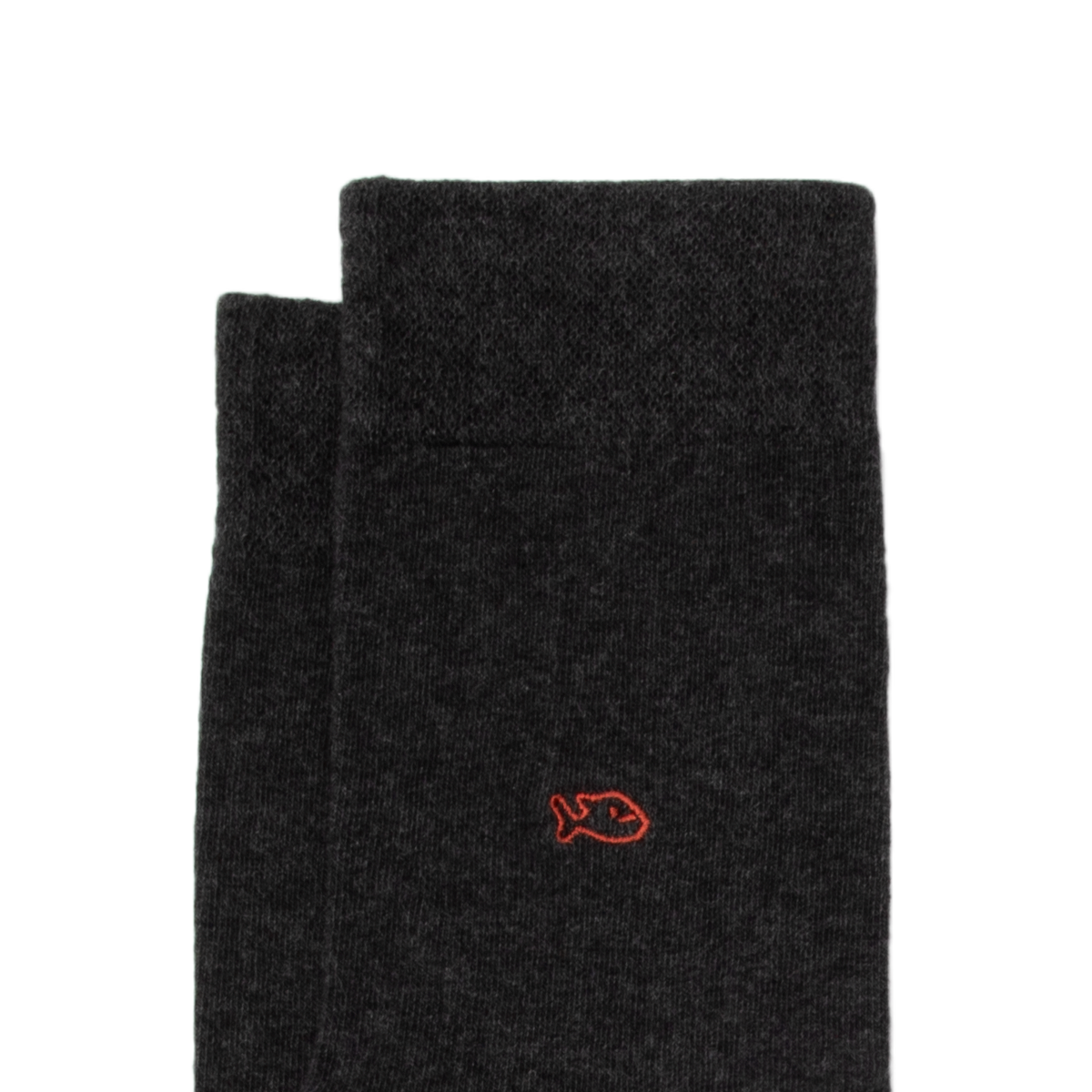 Solid combed cotton socks BILLYBELT Grey