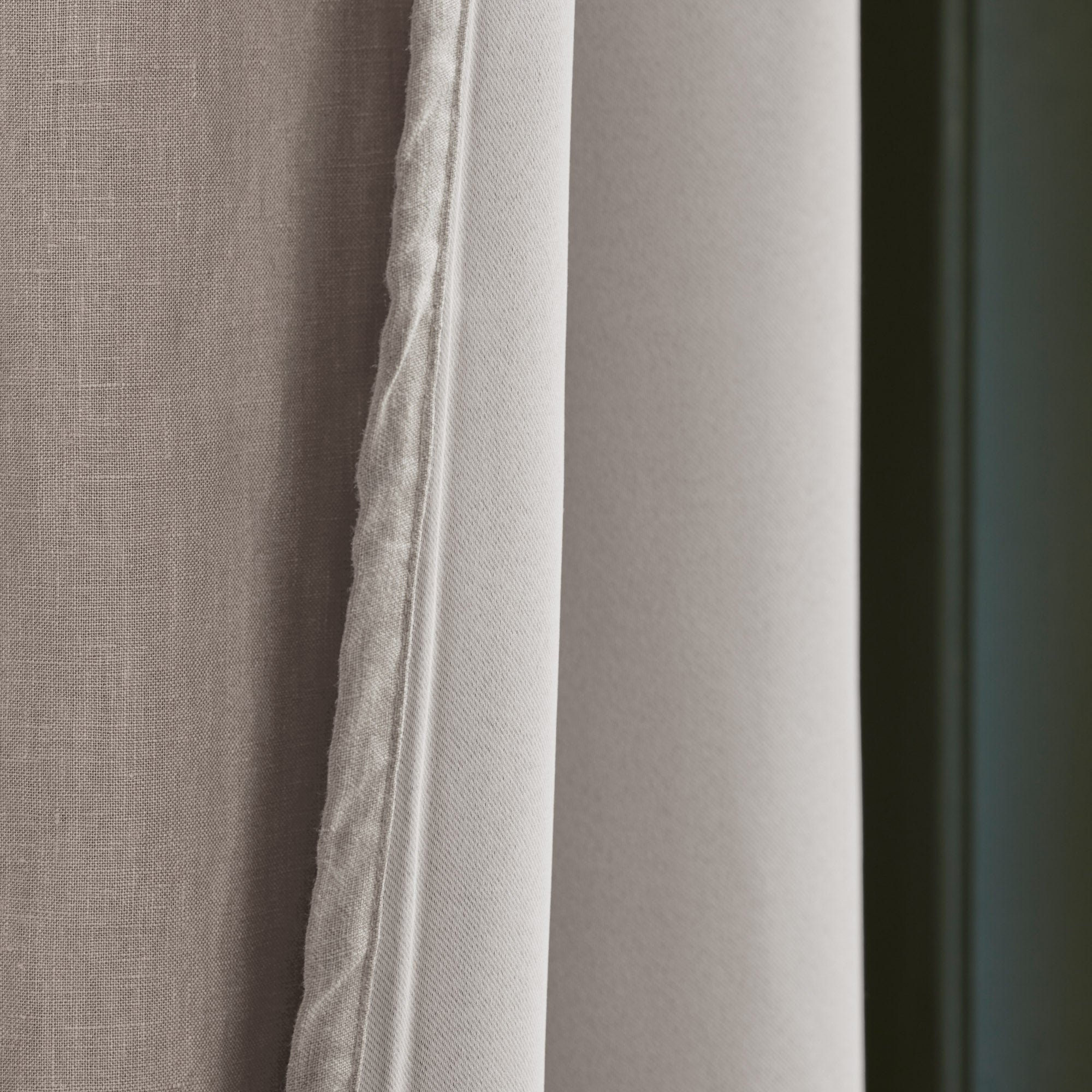 Lined black-out curtain with eyelets MADURA Beige
