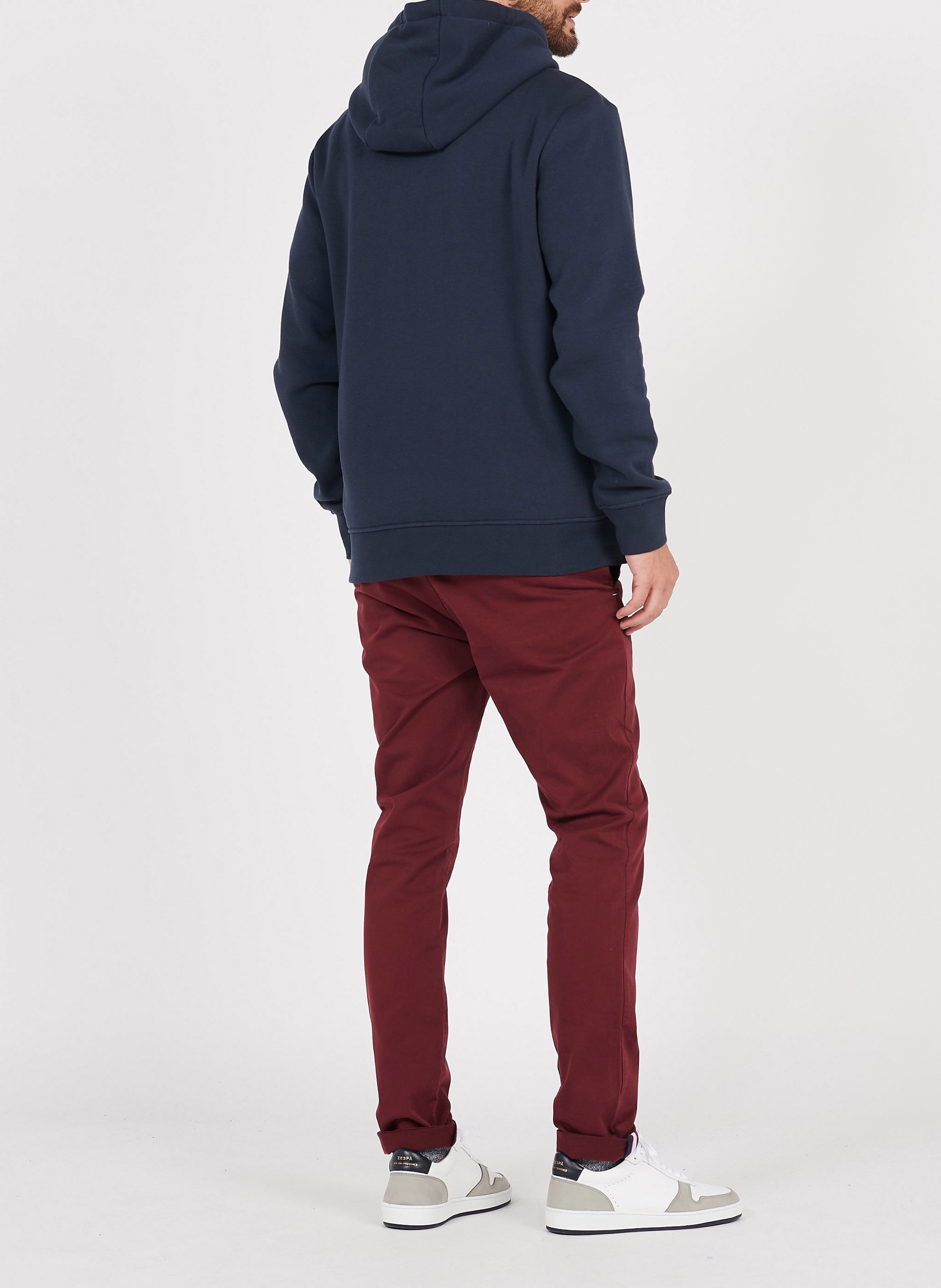 Kapuzensweatshirt aus Baumwoll-Mix, Regular Fit FAGUO Blau