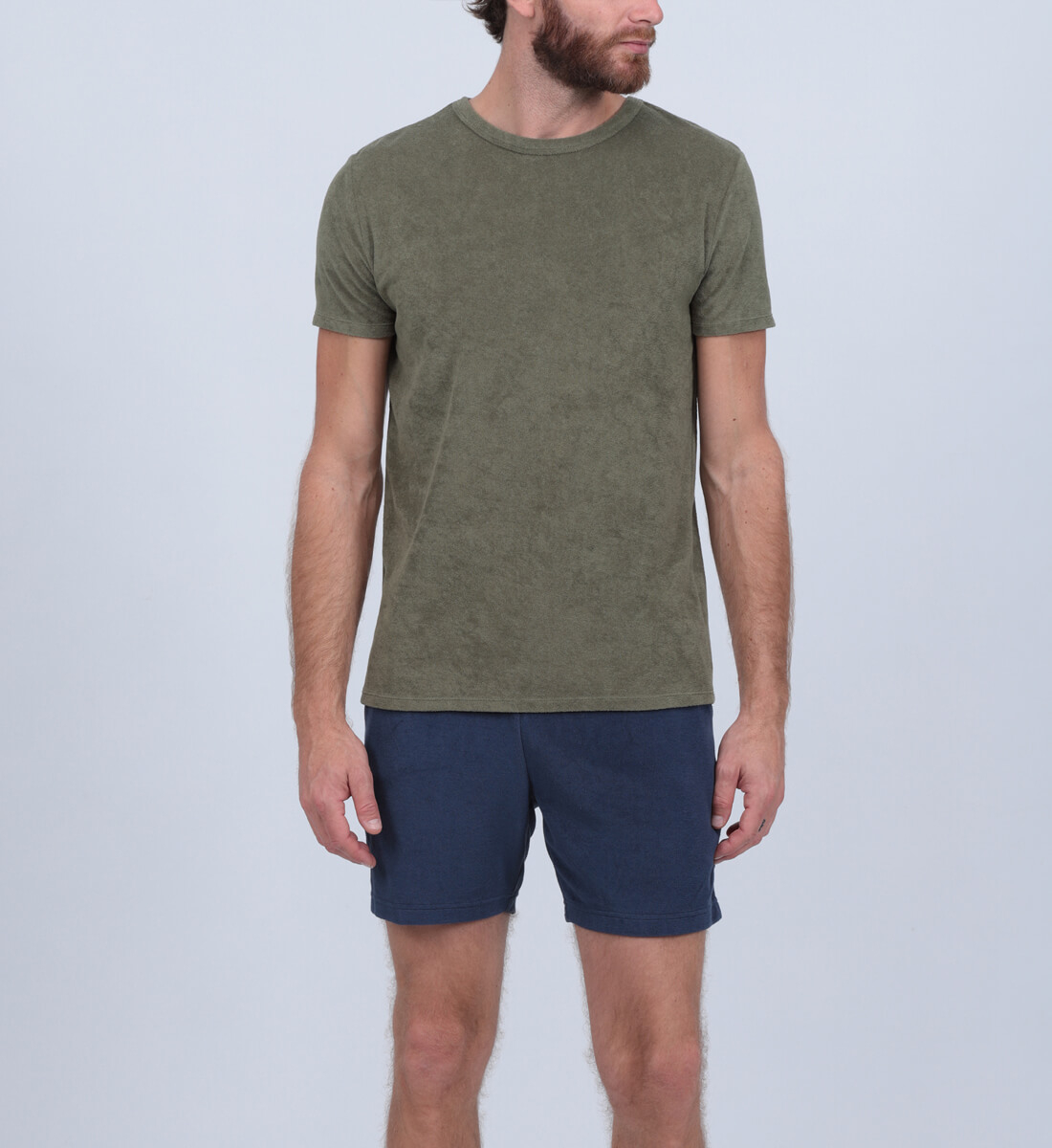 Terry cloth T-shirt GILI'S Khaki
