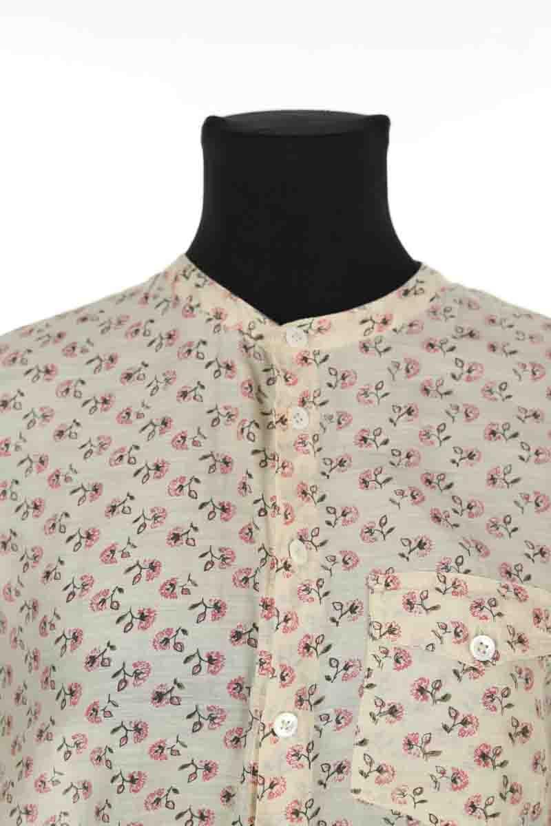 Cotton shirt LAURENCE BRAS - Seconde Main Beige