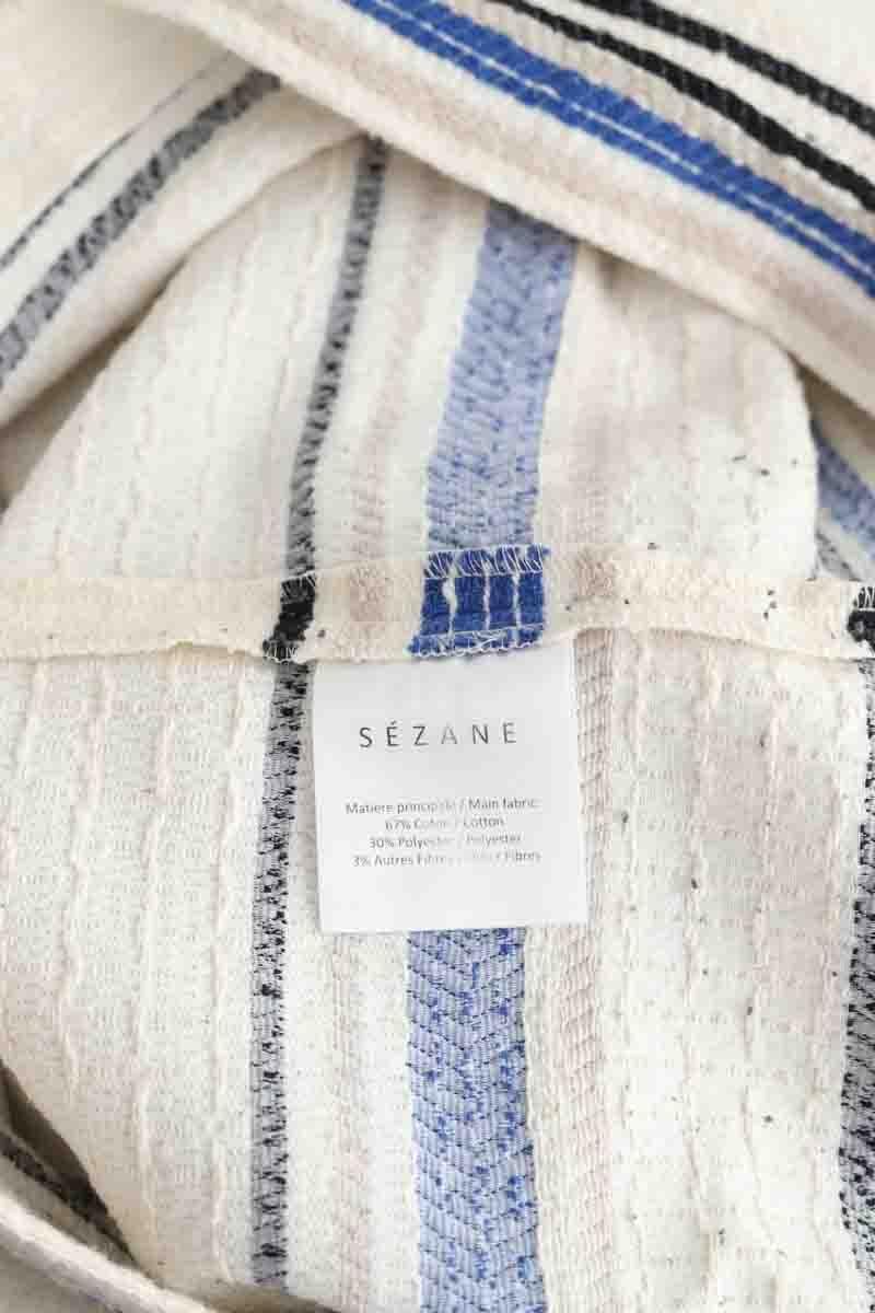 Cotton dress SEZANE - Seconde main White