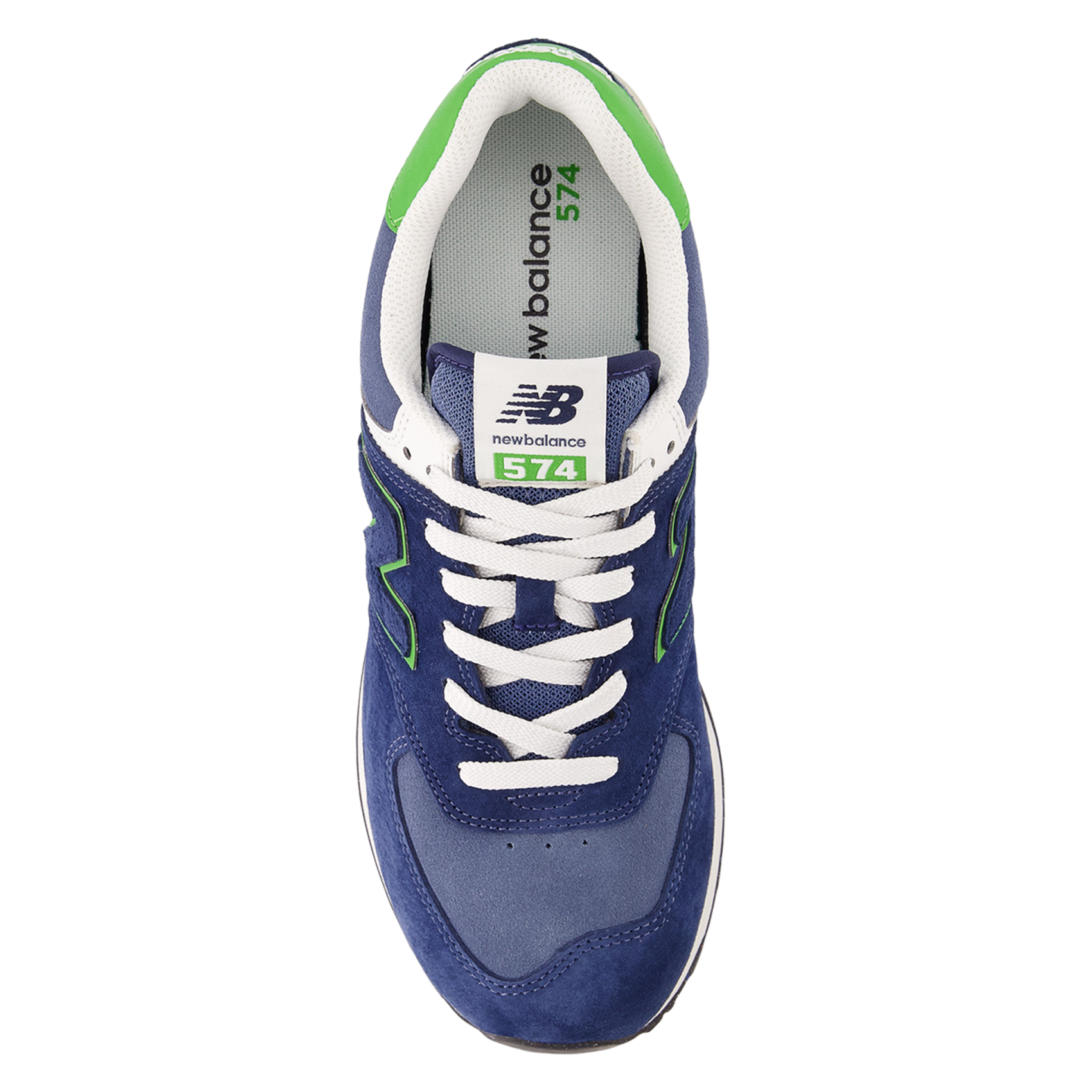 Low-top leather mix sneakers NEW BALANCE Blue