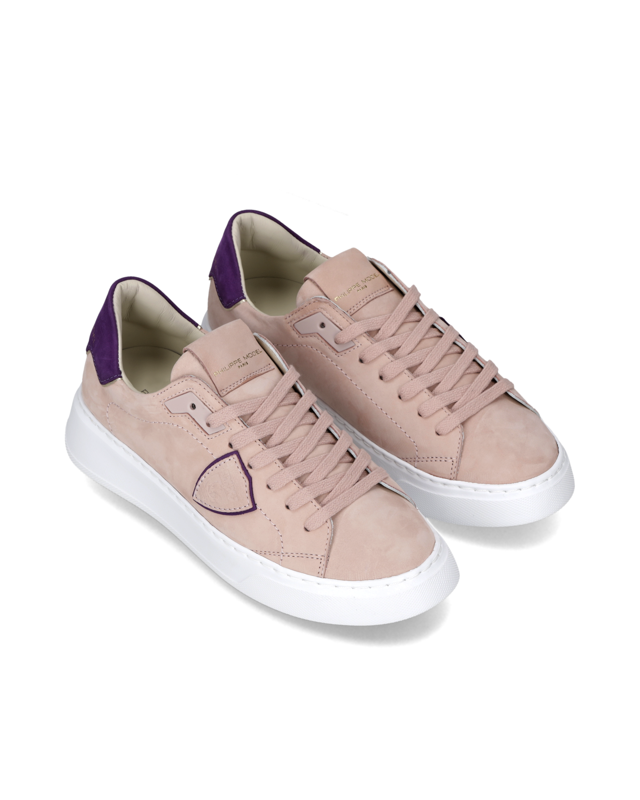 Tennis Temple Sneakers. PHILIPPE MODEL Purple