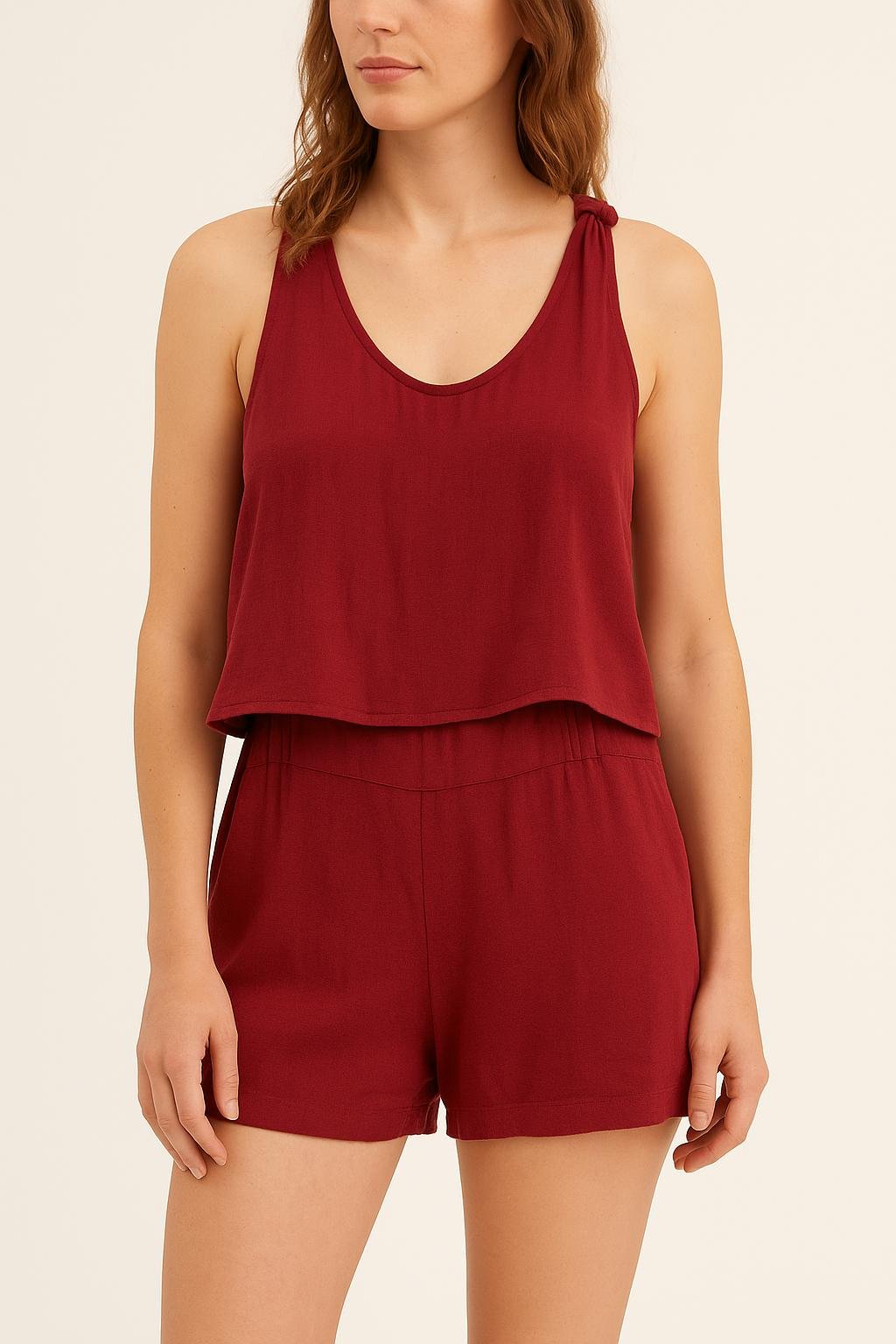 Playsuit COMPTOIR DES COTONNIERS - Seconde main Red