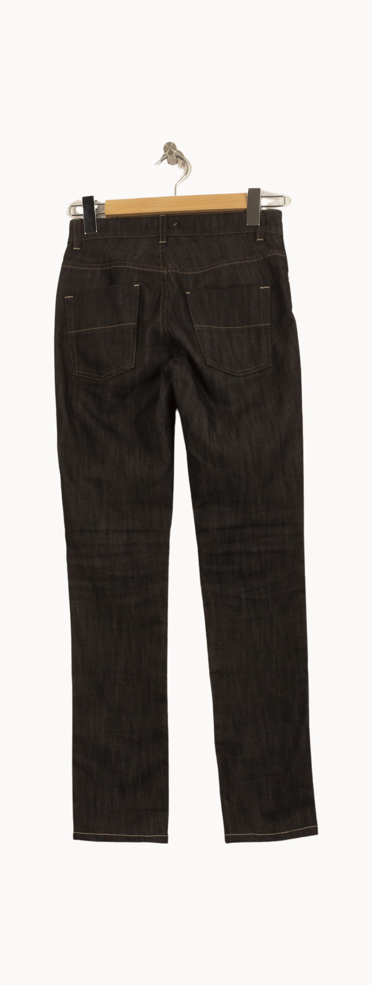 Cropped slim jeans with studs FILIPPA K - Seconde Main Blue