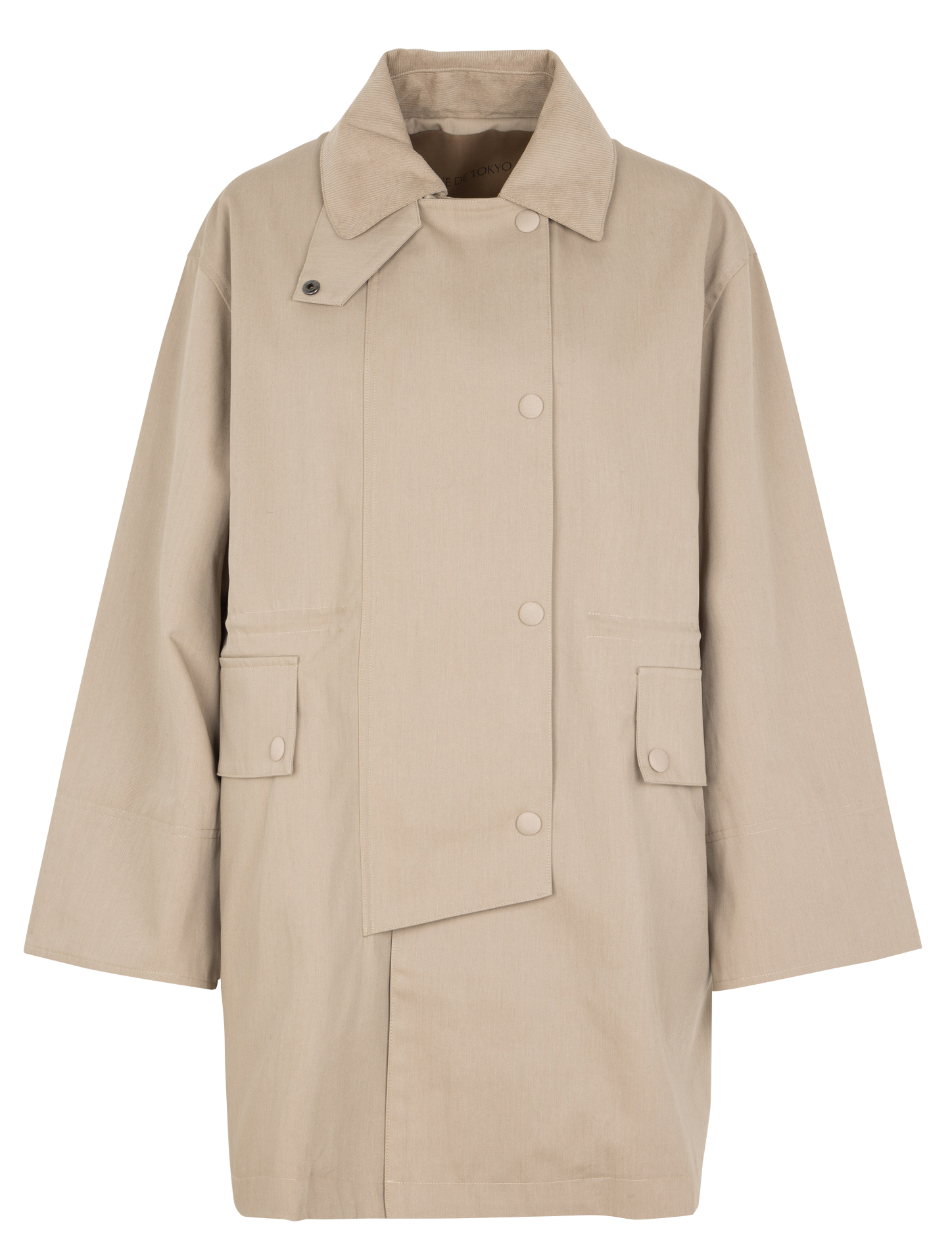 Trenchcoat met reverskraag RUE DE TOKYO Beige