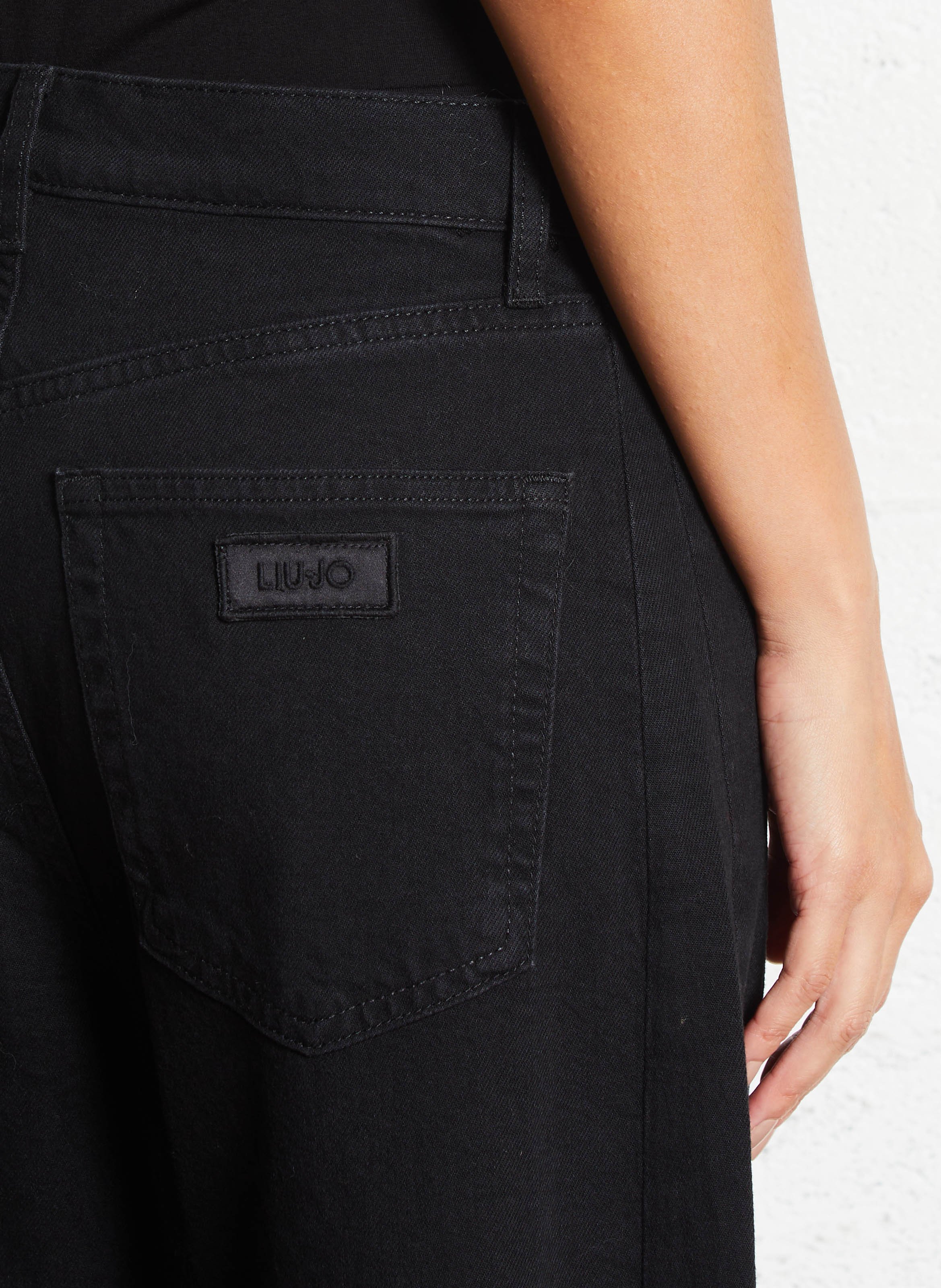 Boyfit Jeans aus Baumwoll-Mix LIU JO Schwarz