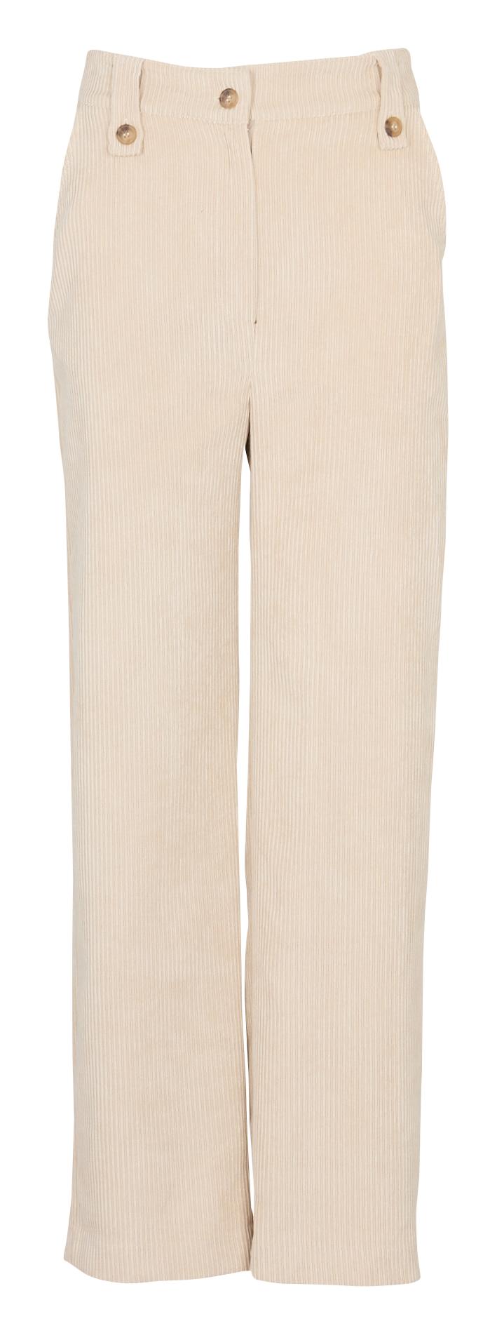 Rechte broek met ribbeltextuur SOPHIE+LUCIE Beige
