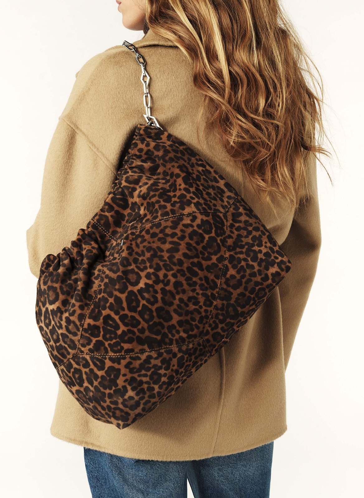 Sac tote rectangulaire BA&SH Marron