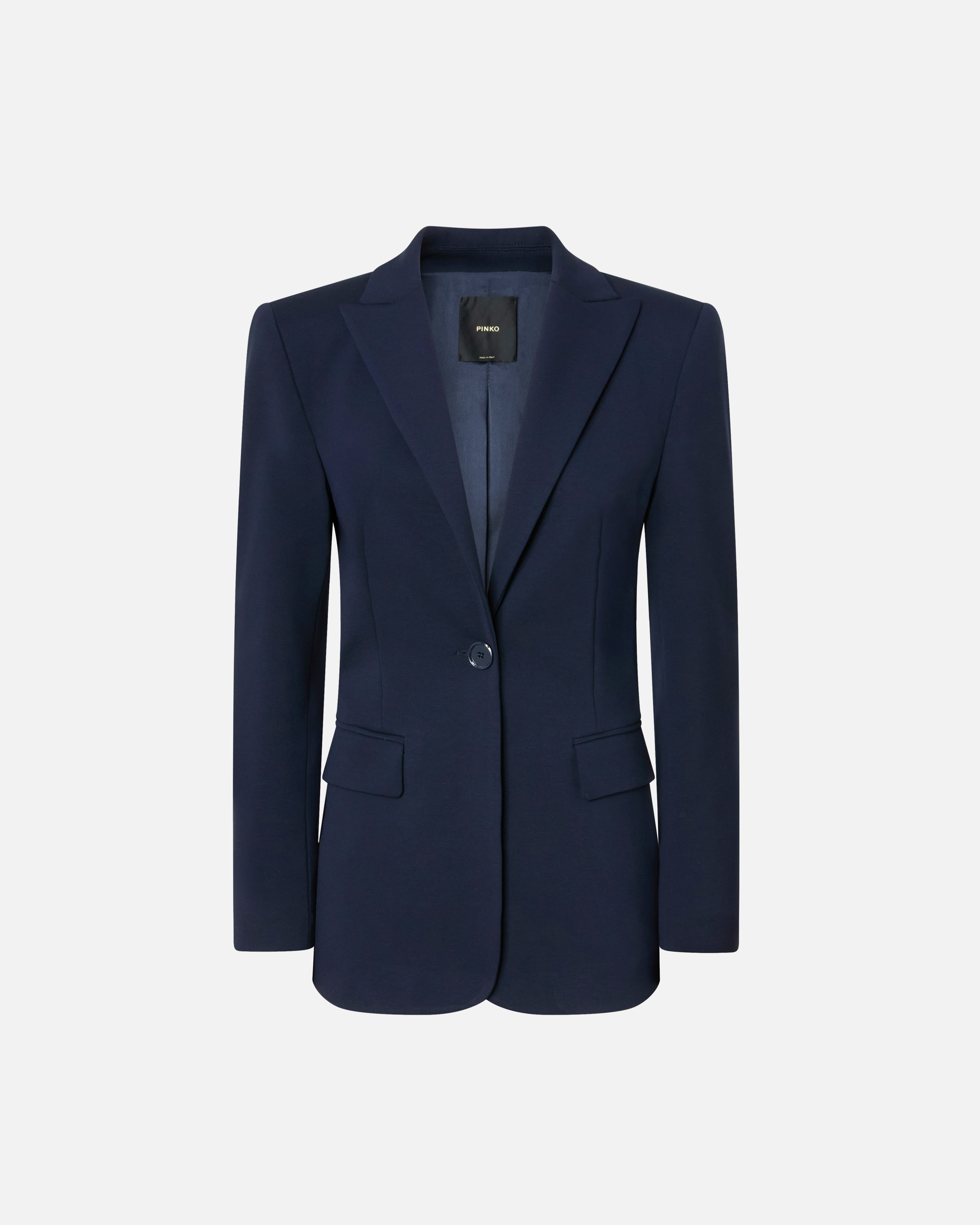 Fitted knit roma jacket PINKO Blue