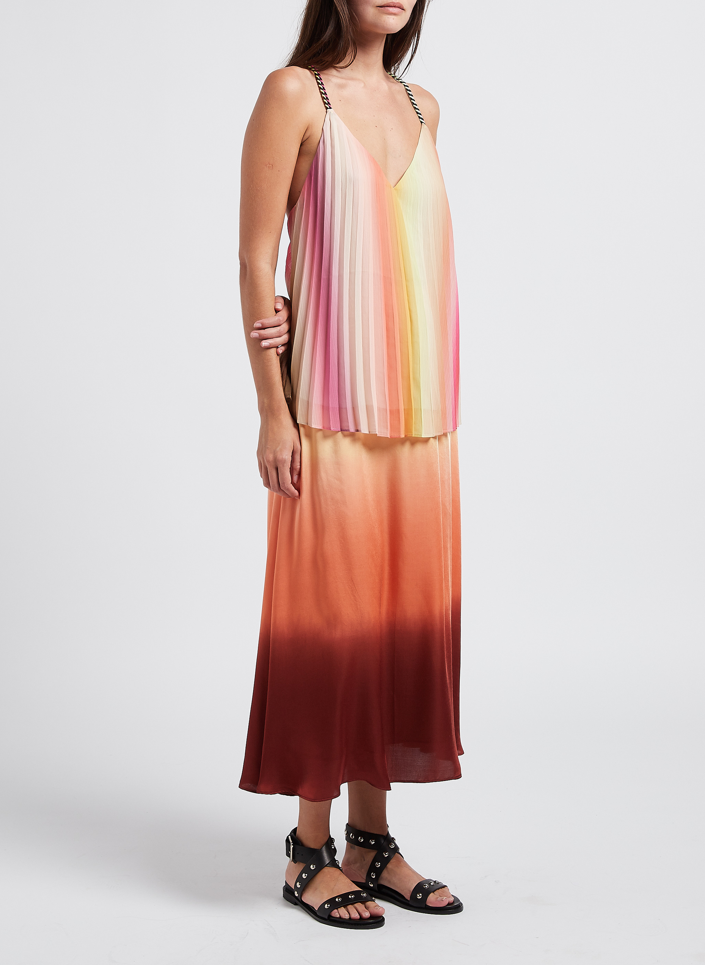 Printed V-neck top SCOTCH AND SODA Multicolored