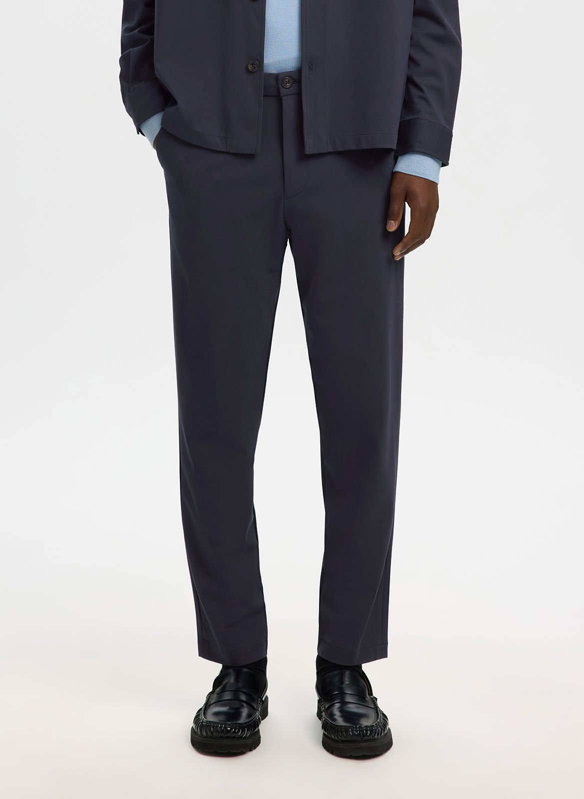 Bundfaltenhose SELECTED Blau