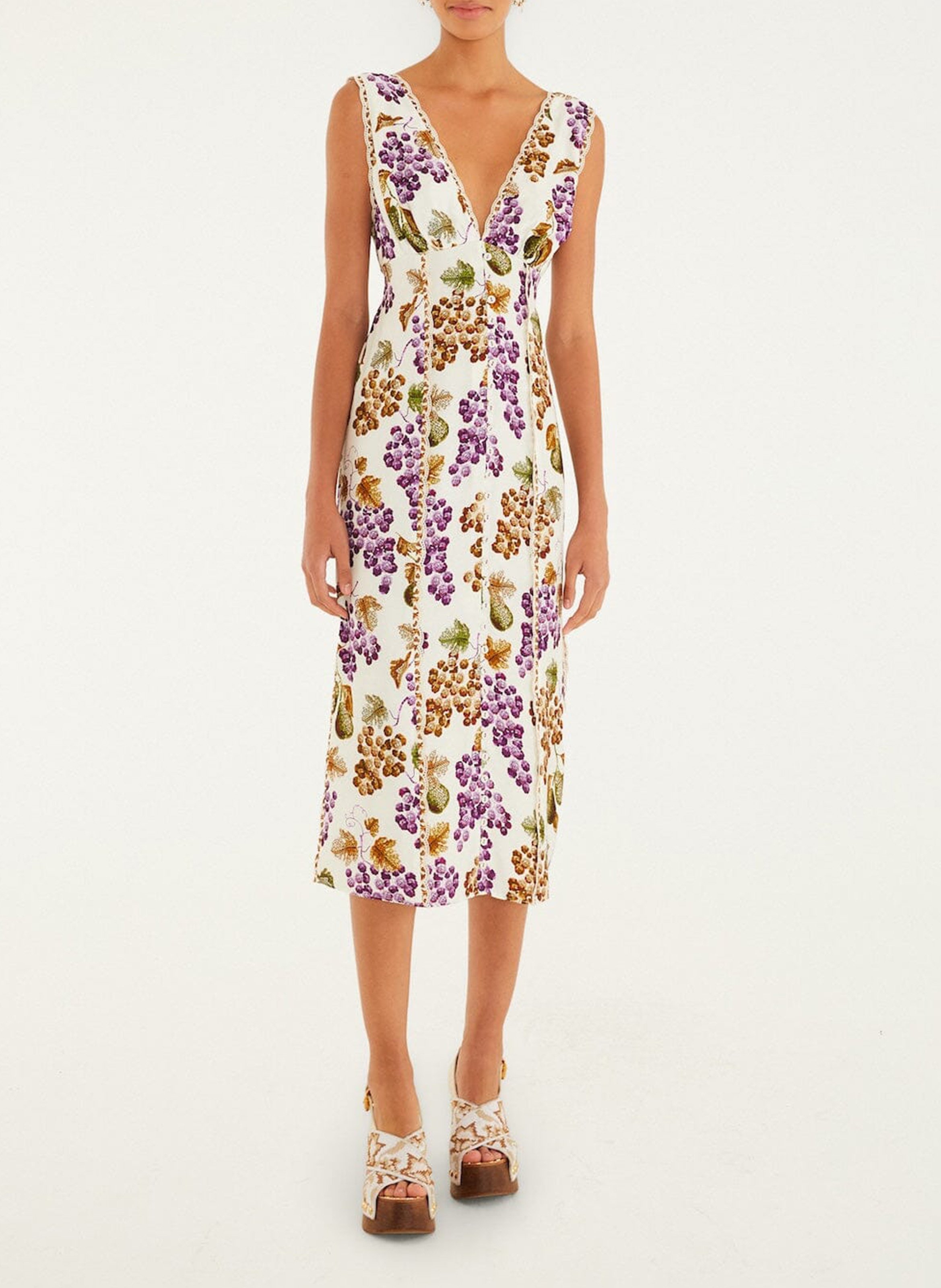 Dana long printed dress FARM RIO Multicolored