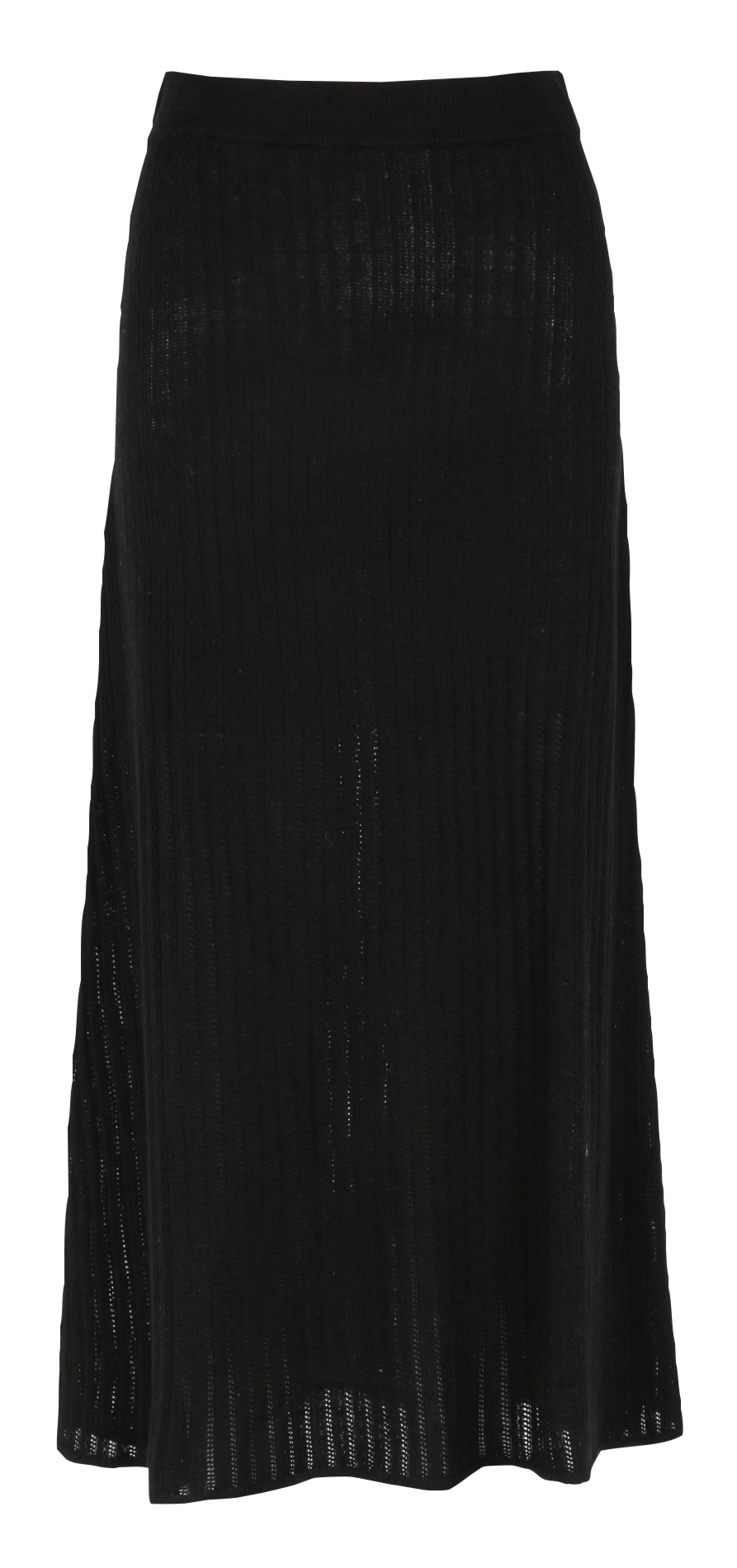 Maxirock aus Wollmix SUD EXPRESS Schwarz