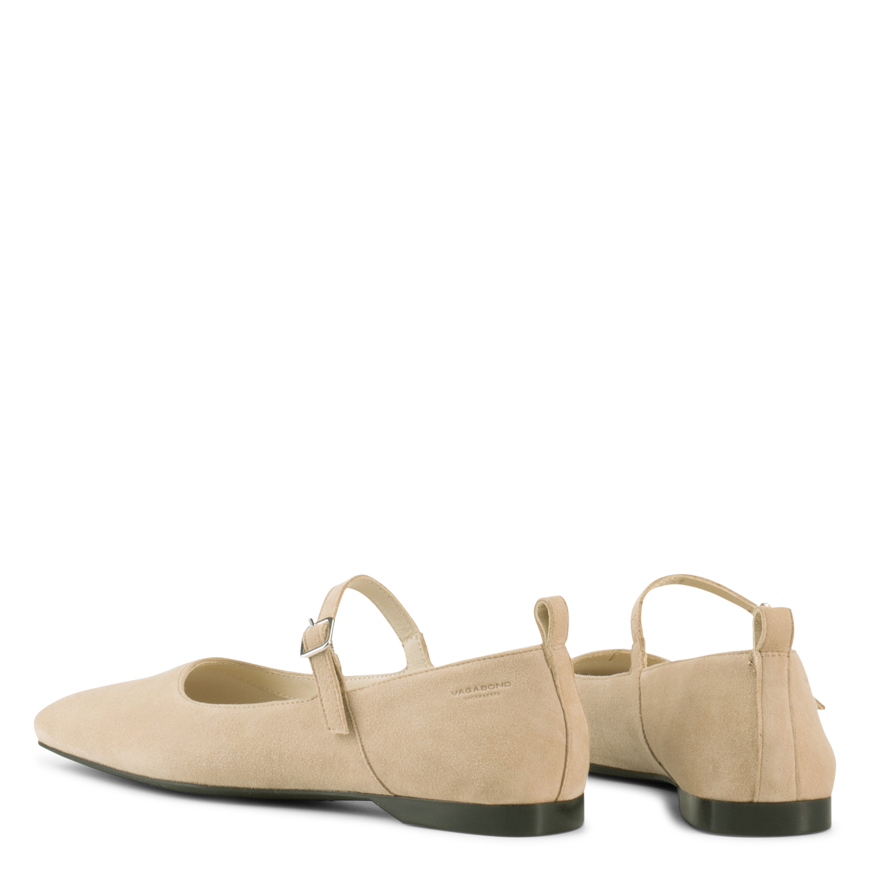 Ballerines en cuir VAGABOND Beige