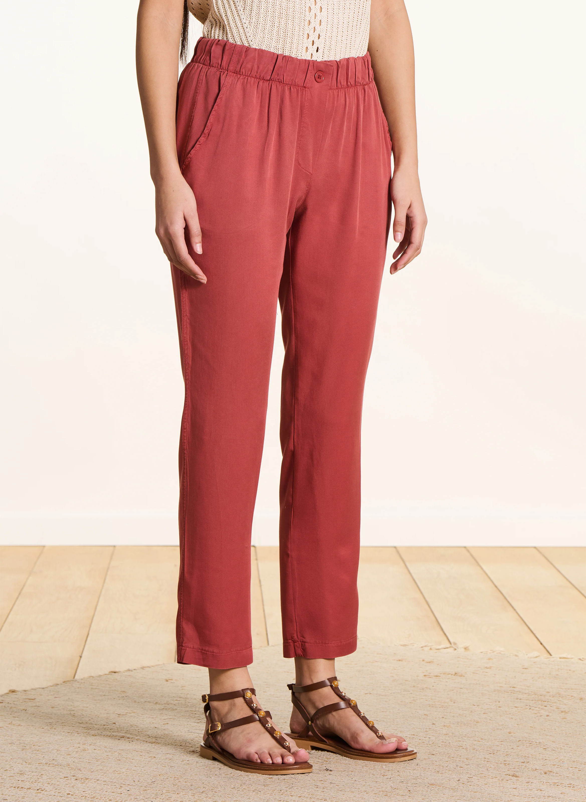 Rechte 7/8-broek LA FEE MARABOUTEE
