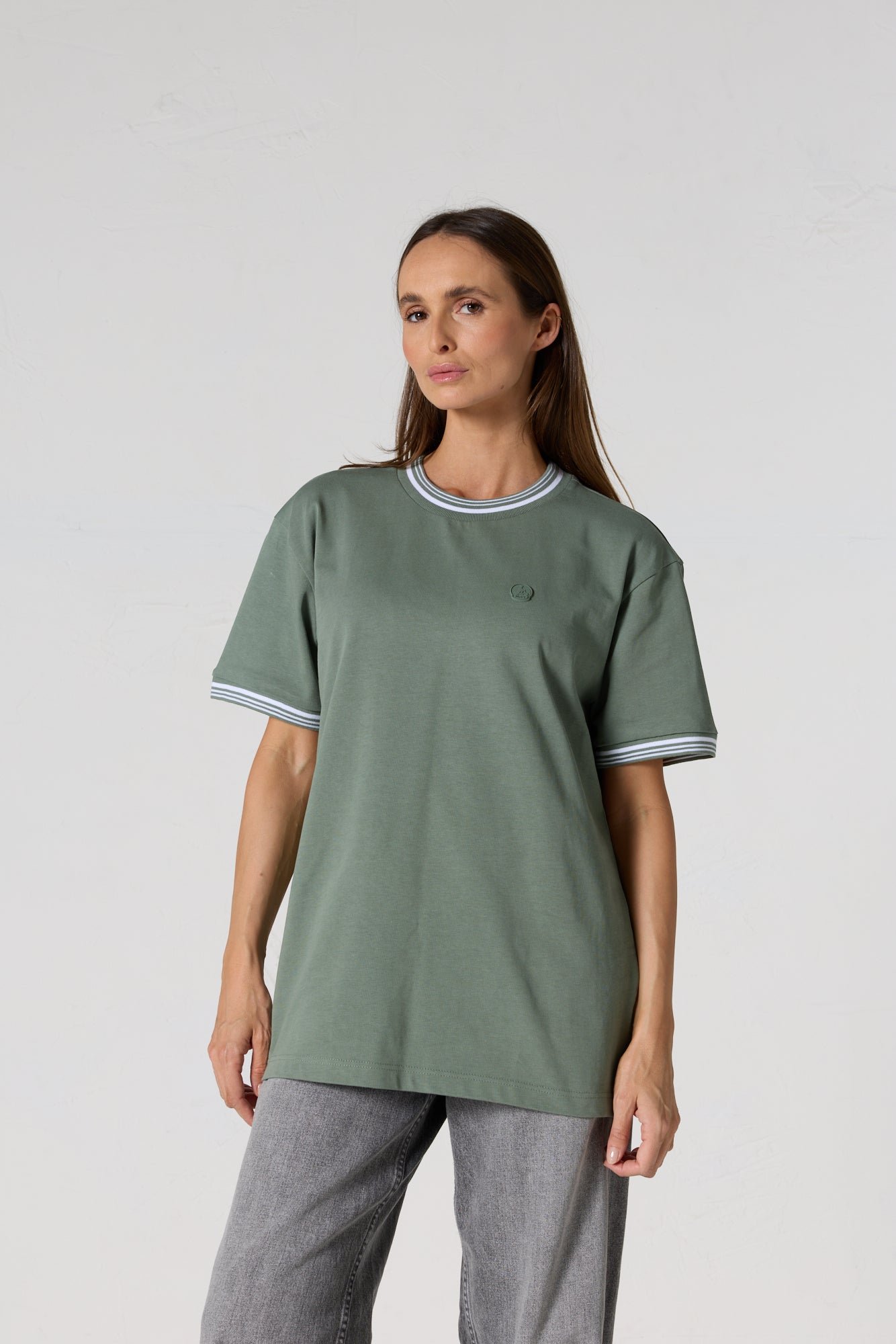 Round neck unisex T-shirt Ley JOTT Green