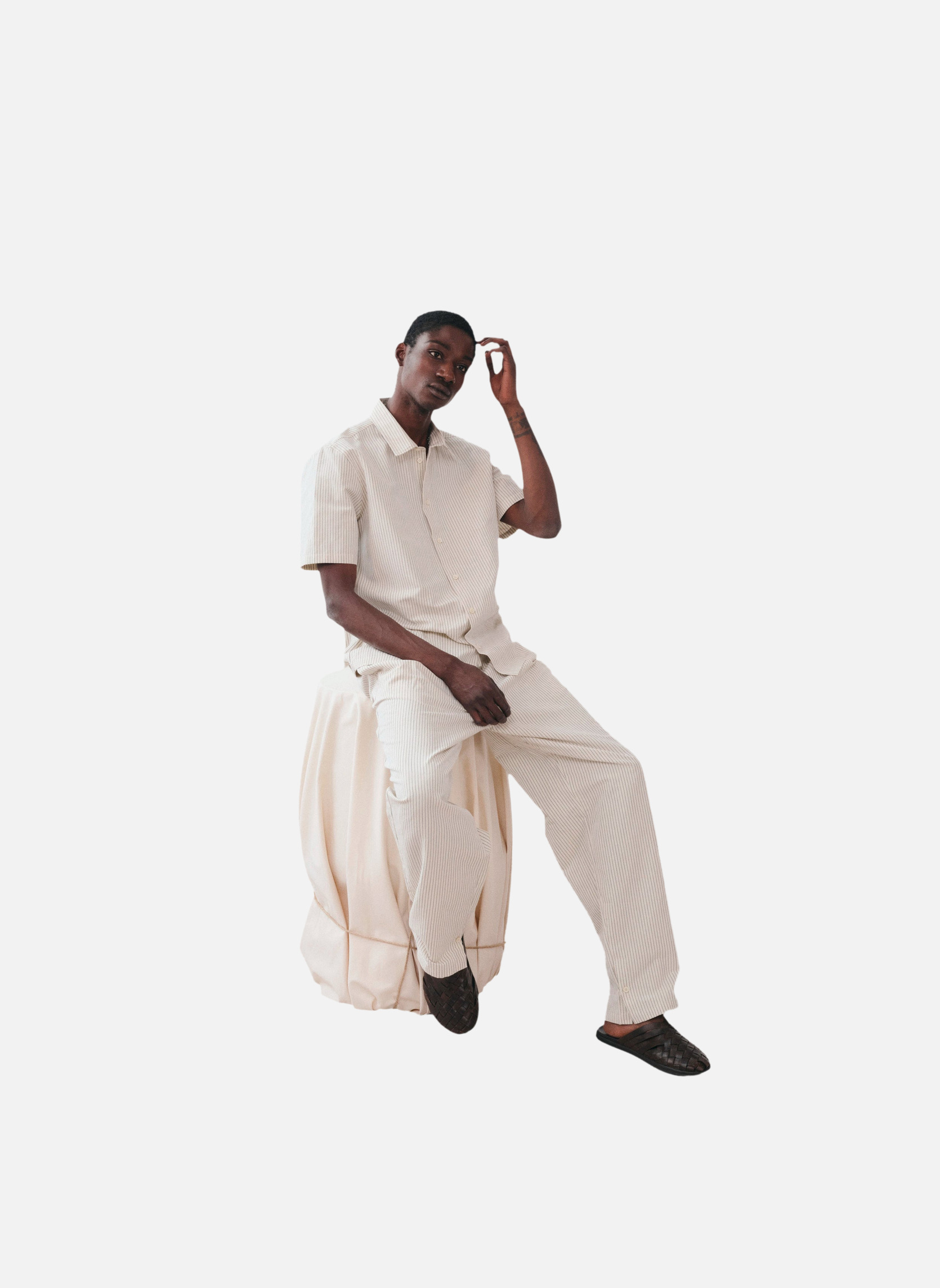 Relaxed pants Noyoco Red