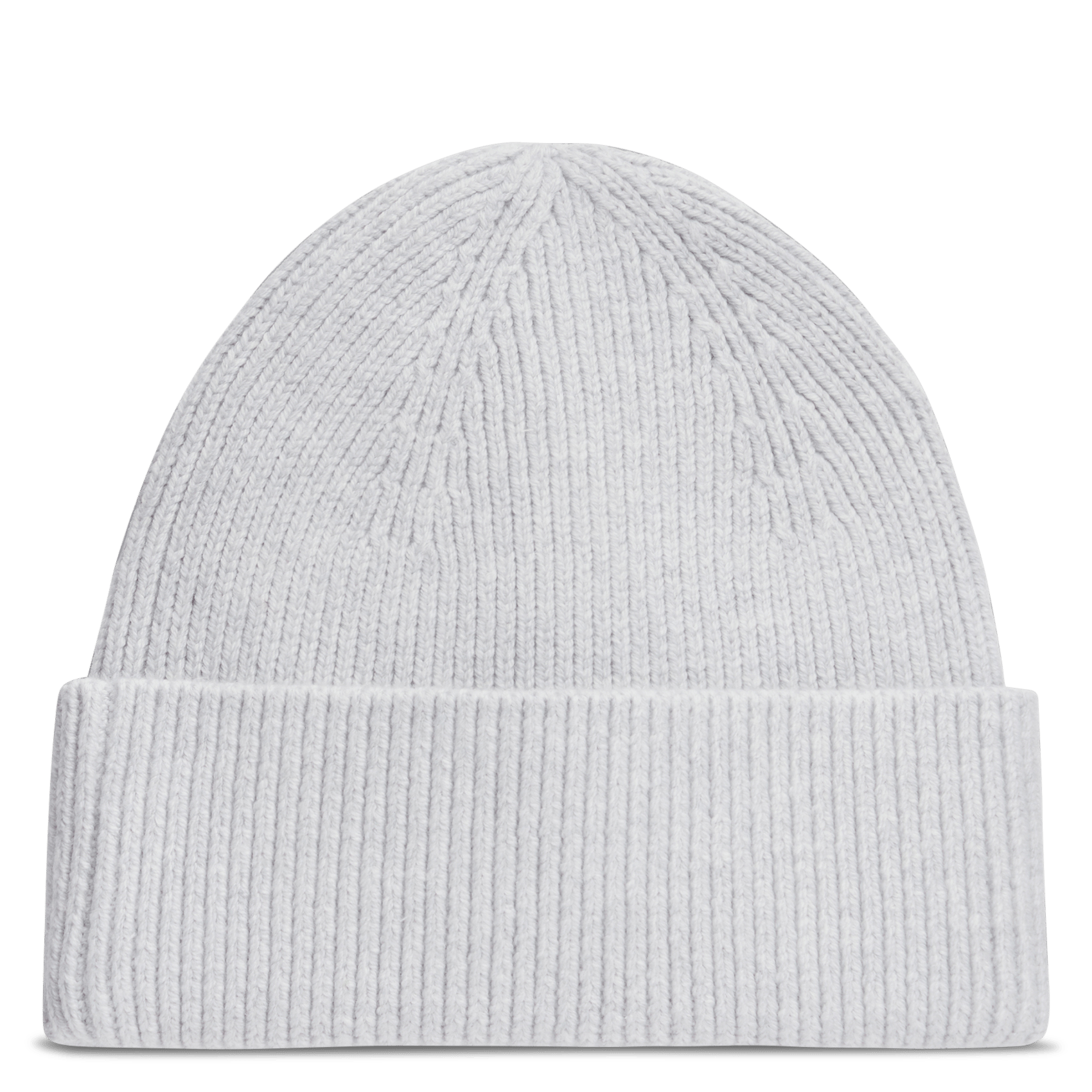 Organic cotton blend plain beanie with cuff TOMMY HILFIGER Grey