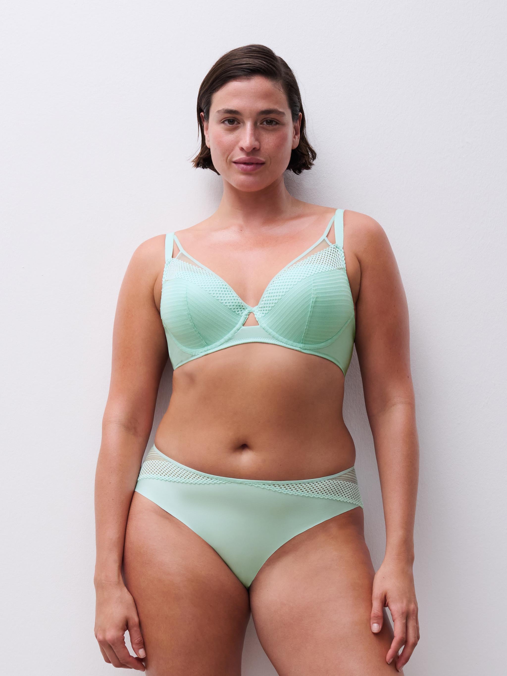 Plunge cup bra CHANTELLE PULP Green