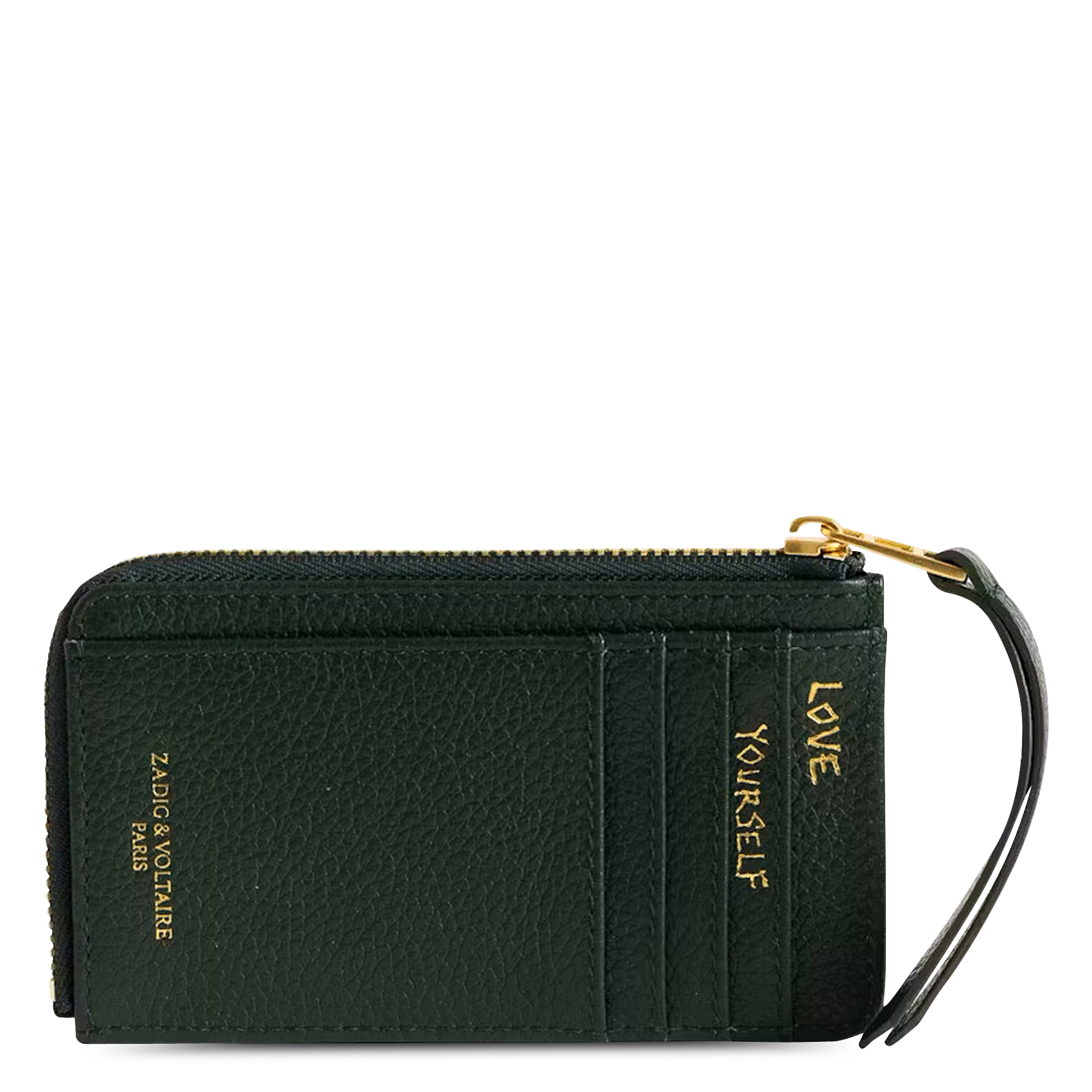 Kartenetui aus Leder | Grun ZADIG&VOLTAIRE Damen
