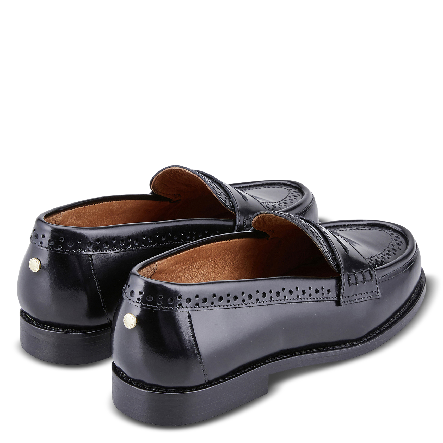 Leather loafers COSMOPARIS Black