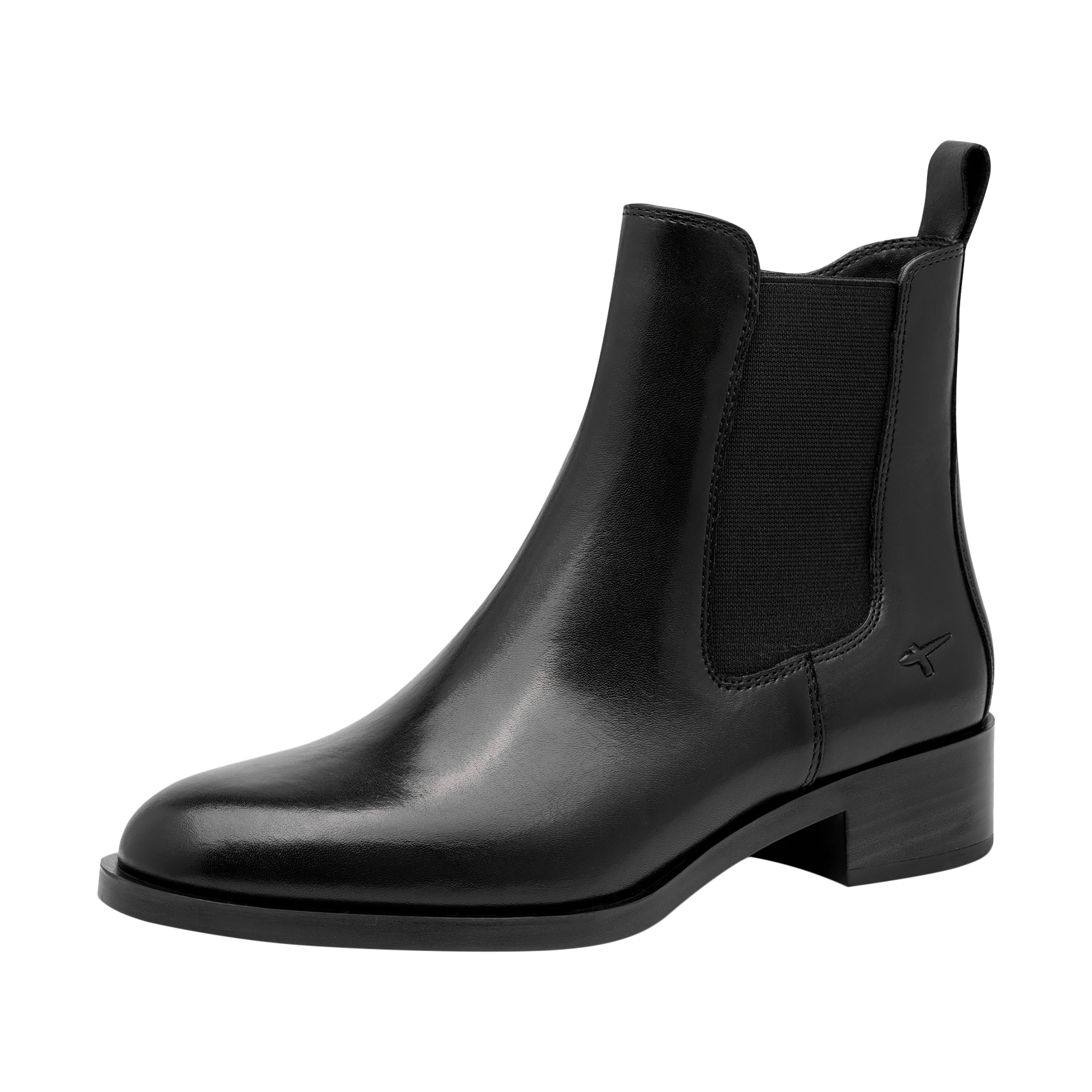 Leather ankle boot TAMARIS Black