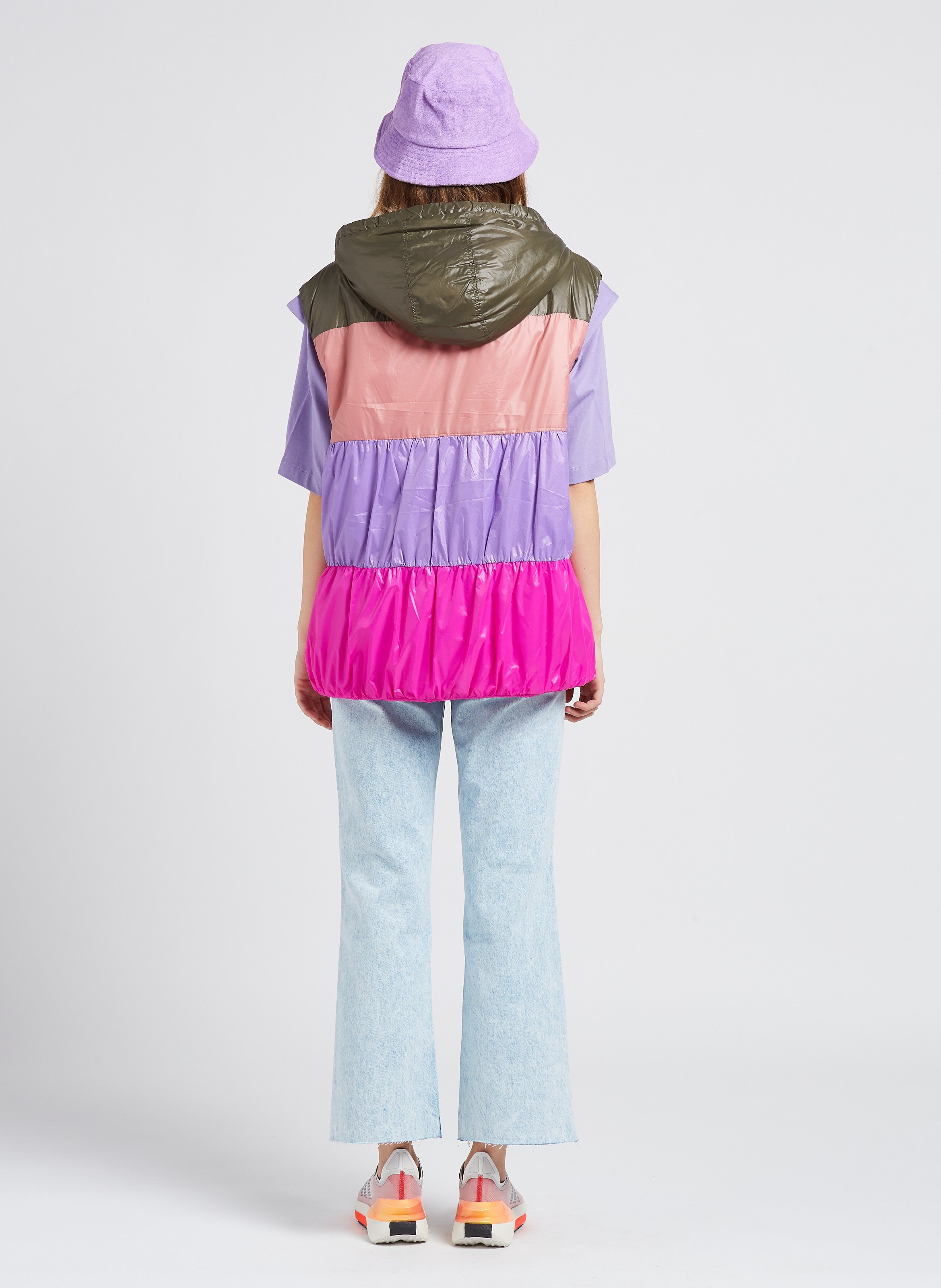 Padded gilet Multicolored