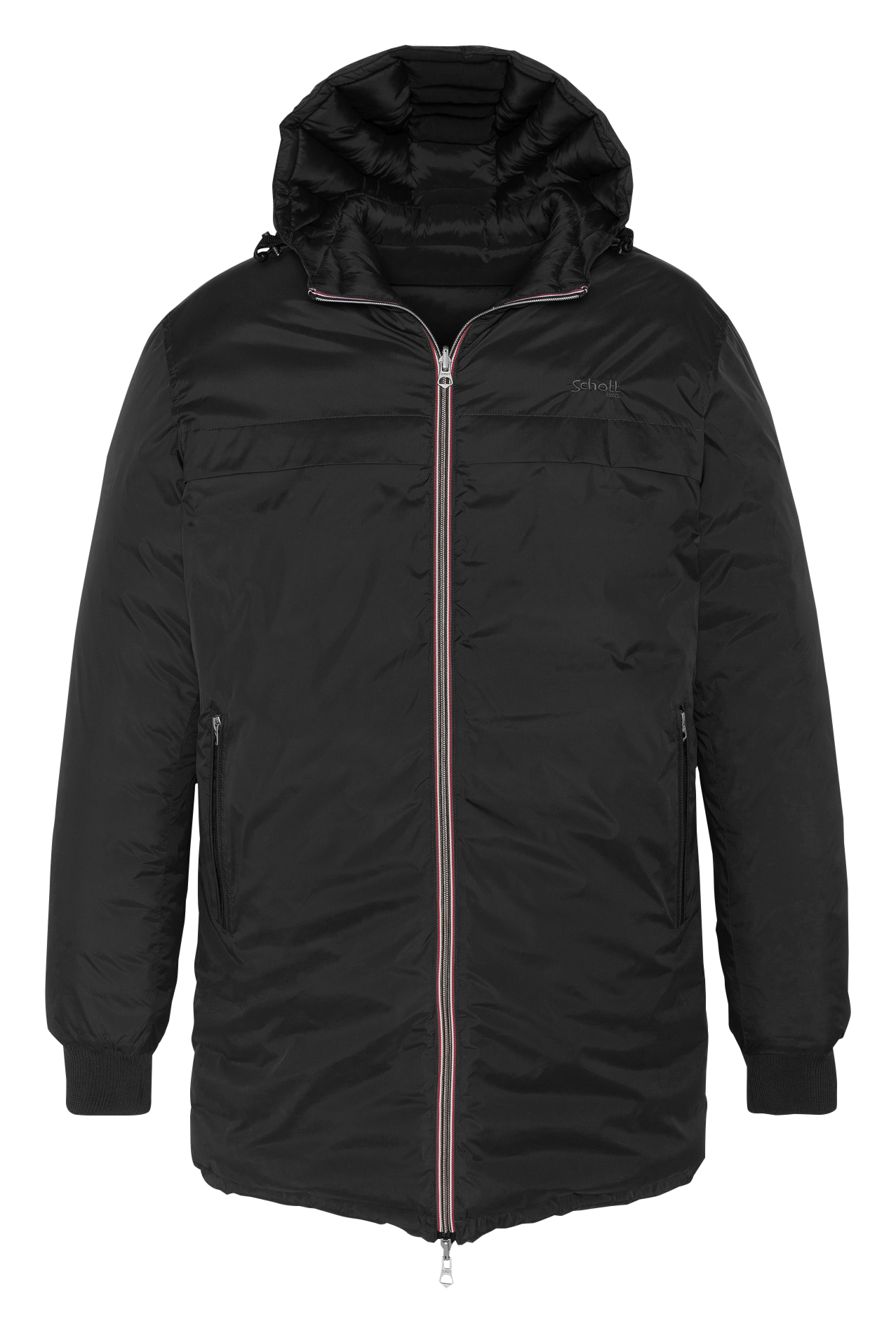 Doudoune réversible à capuche SCHOTT Noir
