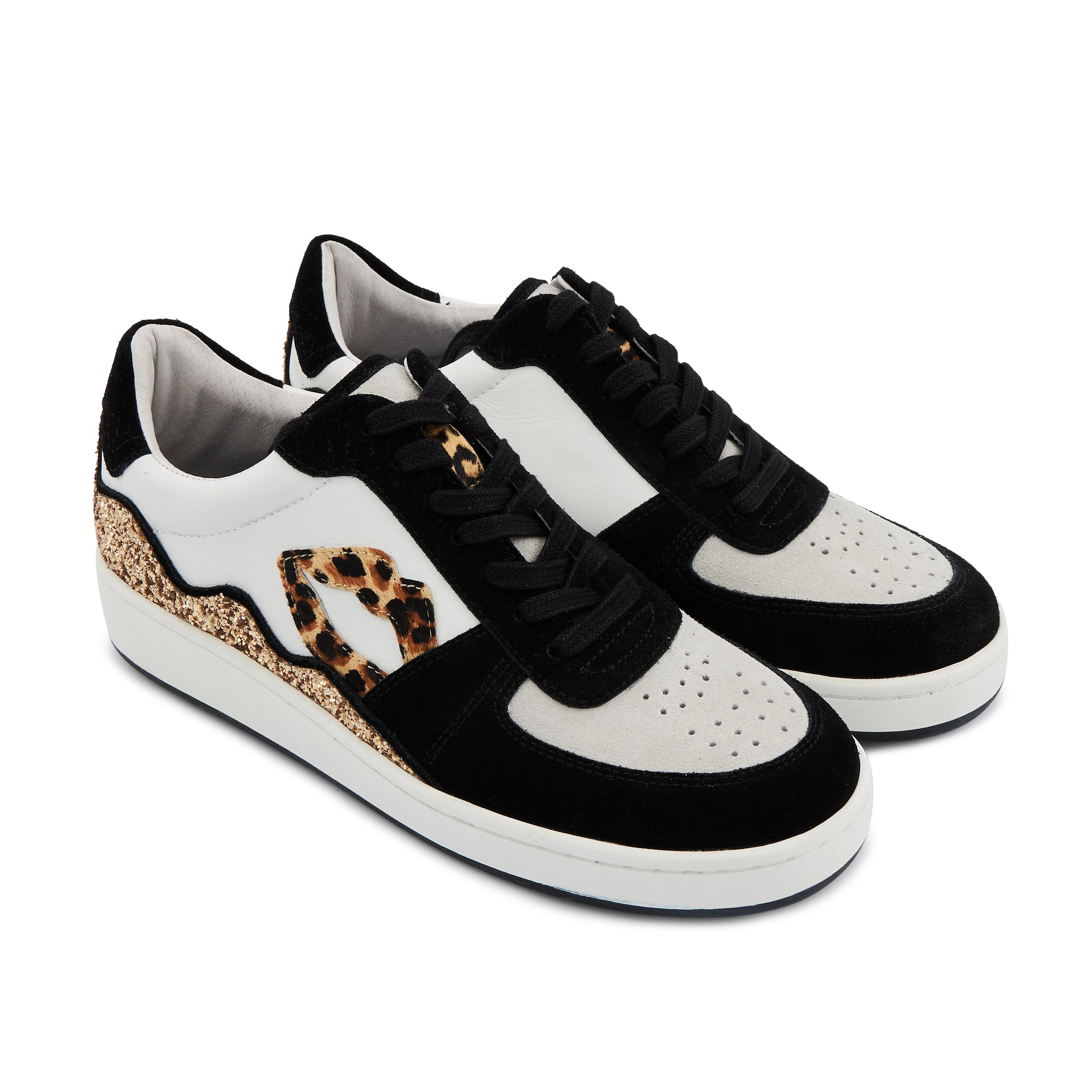 Leather sneakers BONS BAISERS PARIS White