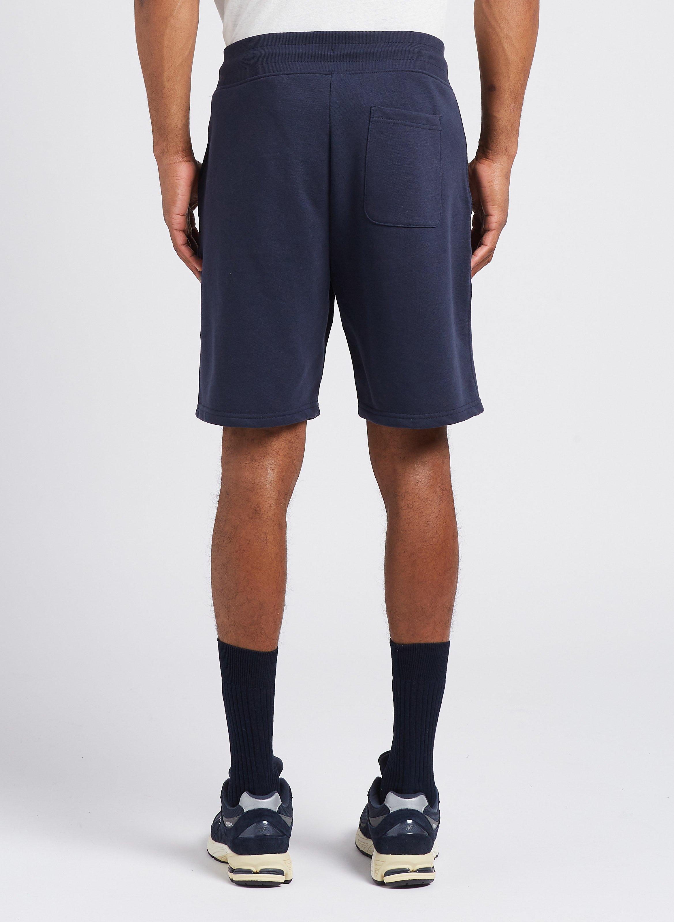 Straight cotton flannelette shorts GANT Blue